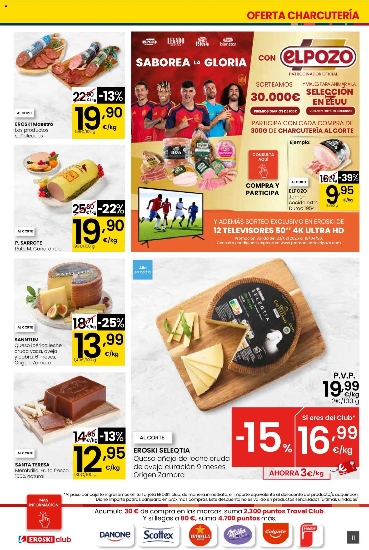Eroski - Quieres ahorrar conmigo Center │ válido desde el 26.03.2026 | Página: 11 | Productos: Leche, Queso, Paté, Té