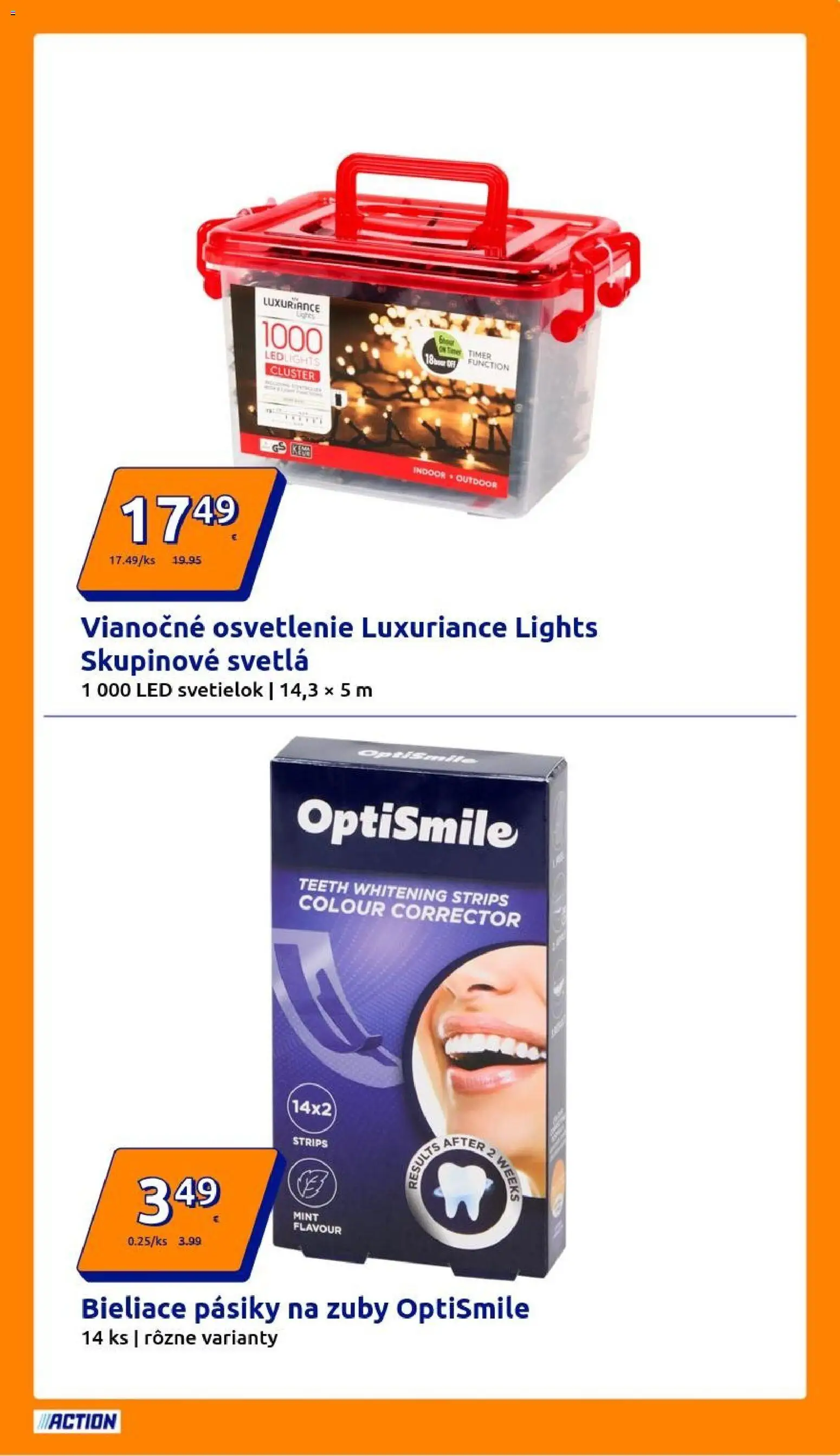 Nové Action akcie – leták je platný od 19.11.2025 | Strana: 15 | Produkty: Osvetlenie, Led, Svetlá