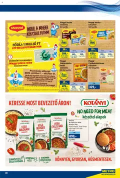 Metro Akciós újság - amely érvényes a következő dátumtól: 16.10.2025 | Oldal: 19 | Termékek: Leveskocka, Plüss, Chilis bab, Készétel