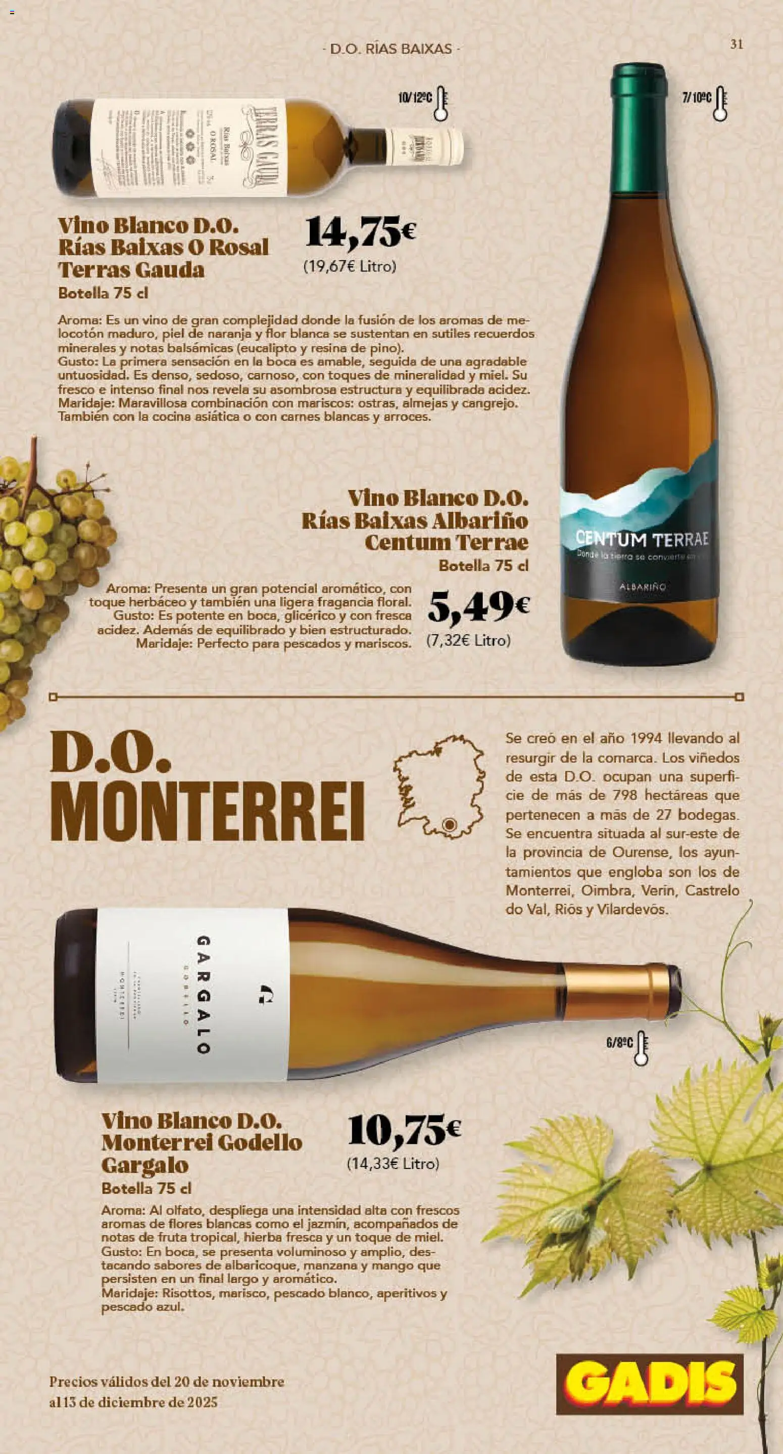 Gadis - folleto │ válido desde el 20.11.2025 | Página: 31 | Productos: Fragancia, Vino, Manzana, Cocina