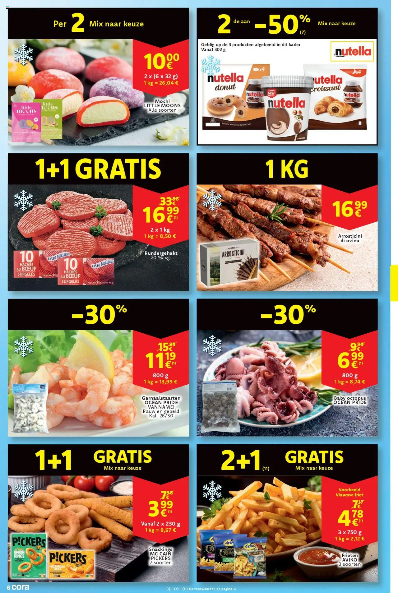 {H1} | Pagina: 6 | Producten: Friet, Mozzarella