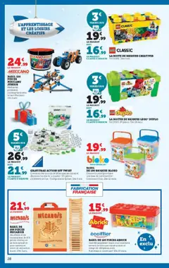 Super U - Prévisualisation de Super U - Prix bas de Noël valide à partir de 21.10.2025 | Page: 28 | Produits: Légo, Trampoline, Base, Briques
