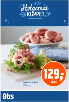 Forhåndsvisning av Coop Obs Helgemat Kuppet gyldig fra 09.04.2026