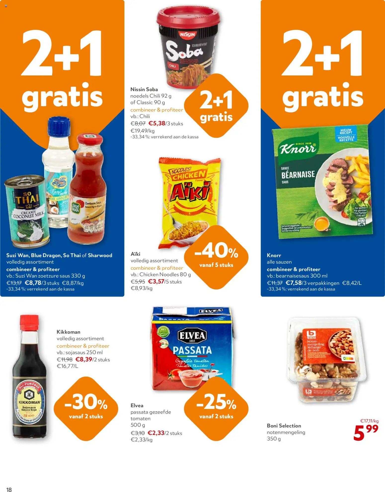 {H1} | Pagina: 18 | Producten: Tomaten, Noedels, Noten, Saus