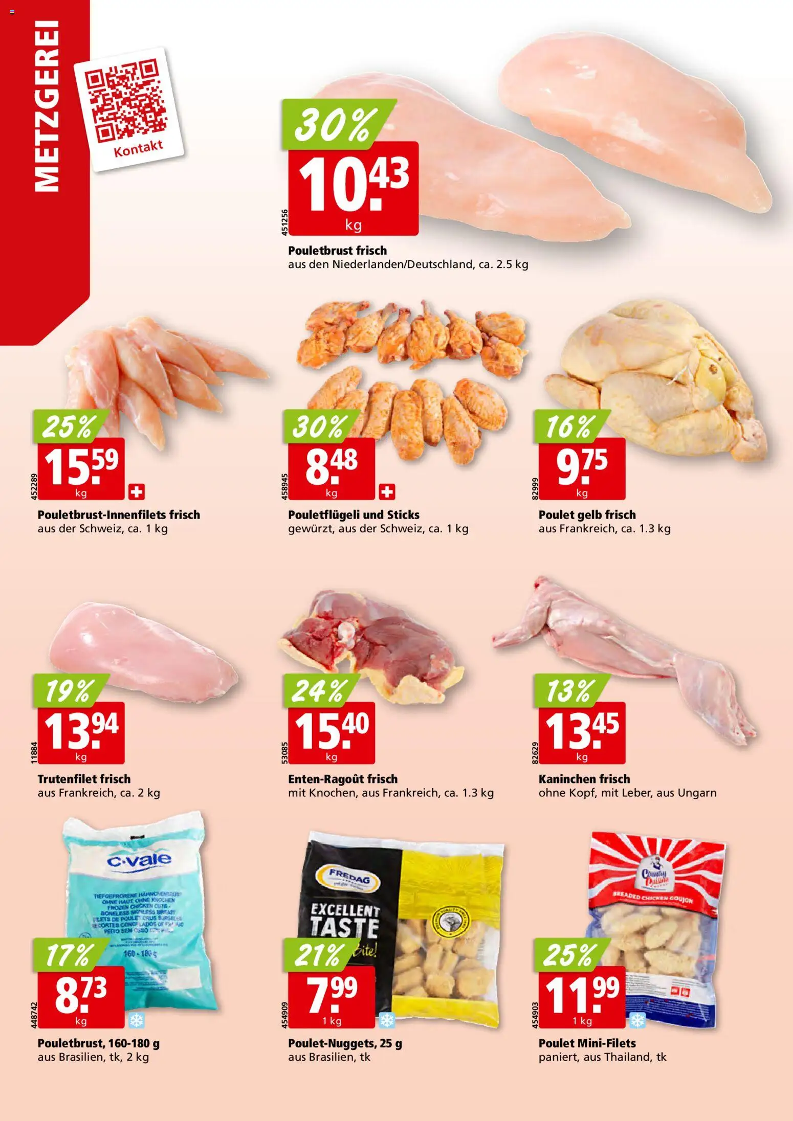 Aligro aktionen Schlieren, Gossau SG, Frauenfeld, Rapperswil-Jona, Sargans, Bern – gültig ab 04.05.2026 | Seite: 6 | Produkte: Pouletbrust