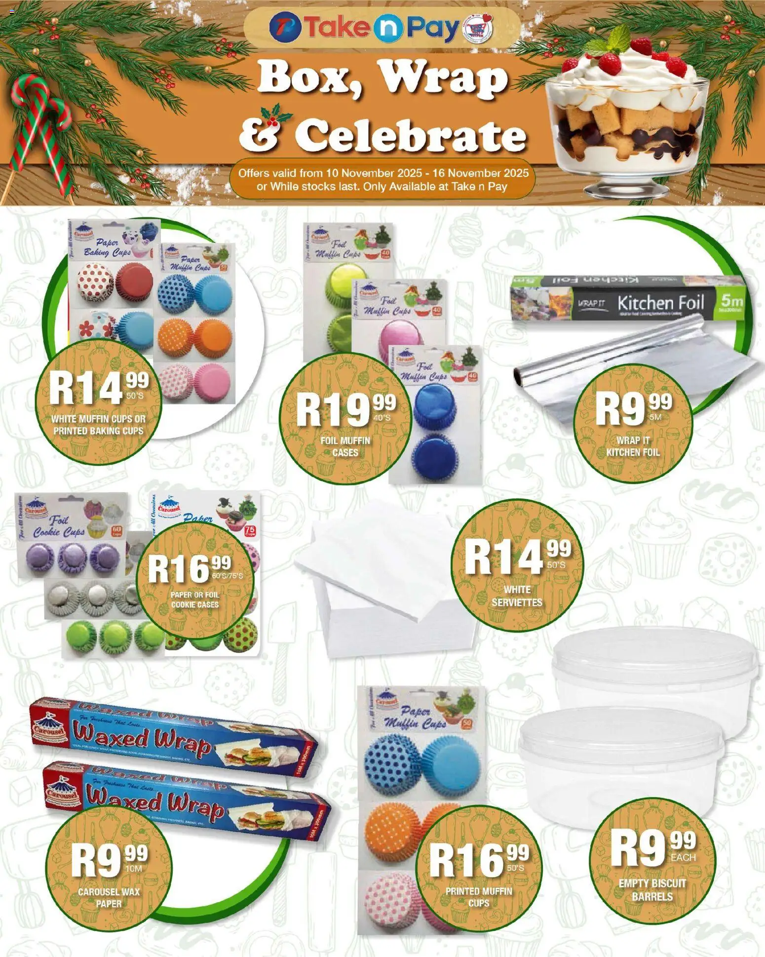 New Take n Pay catalogue – valid from 10.11.2025 | Page: 4 | Products: Dill, Wax, Paper