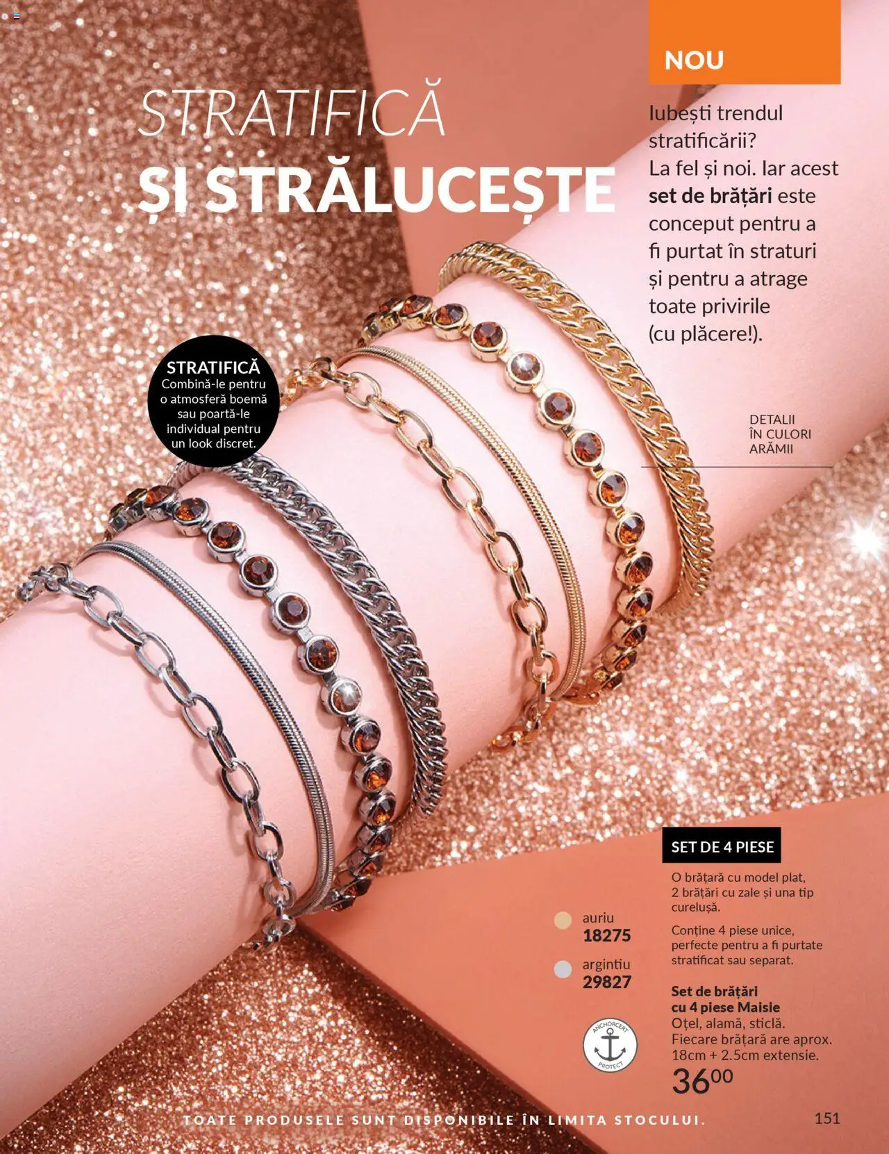 Noul catalog Avon – valabil de la 01.10.2025 | Pagină: 153 | Produse: Brățară