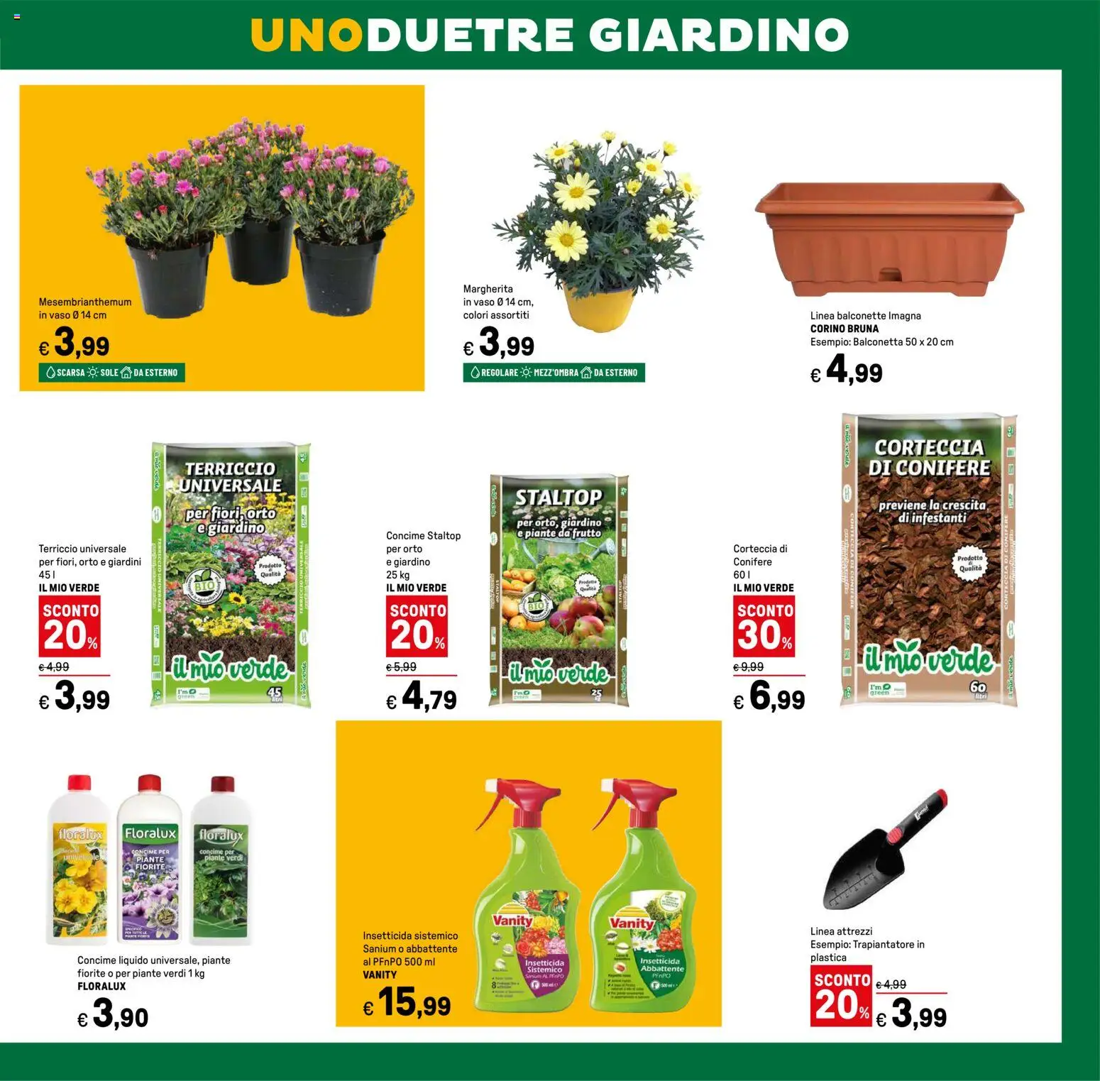 Volantino Iper del 27.03.2026 | Pagina: 45 | Prodotti: Concime, Terriccio, Insetticida, Vaso