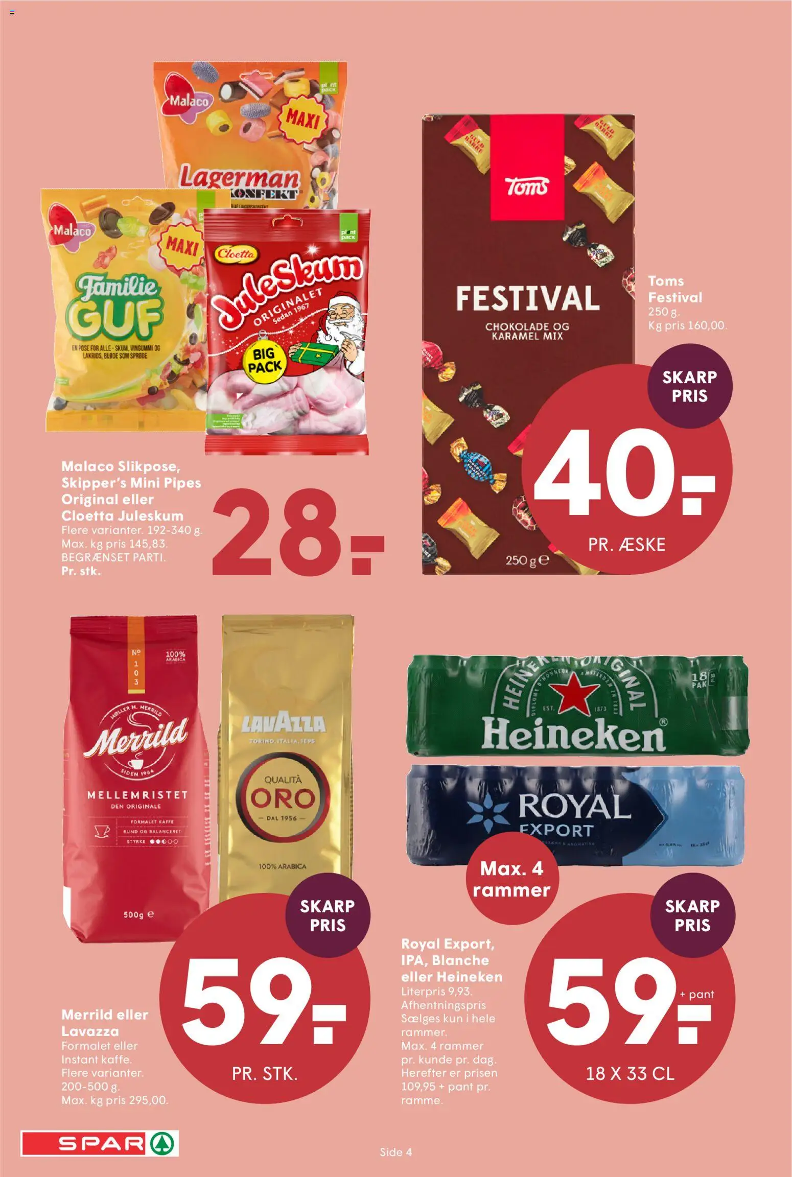 Spar tilbudsavis – gyldig fra 28.11.2025 | Side: 8 | Produkter: Rammer, Chokolade, Vingummi, Søm