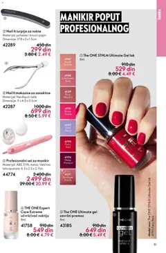 Oriflame Black Friday - pregled Oriflame kataloga - važi od 19.11.2025 | Strana: 81 | Proizvode: Turpija za nokte, Šminka