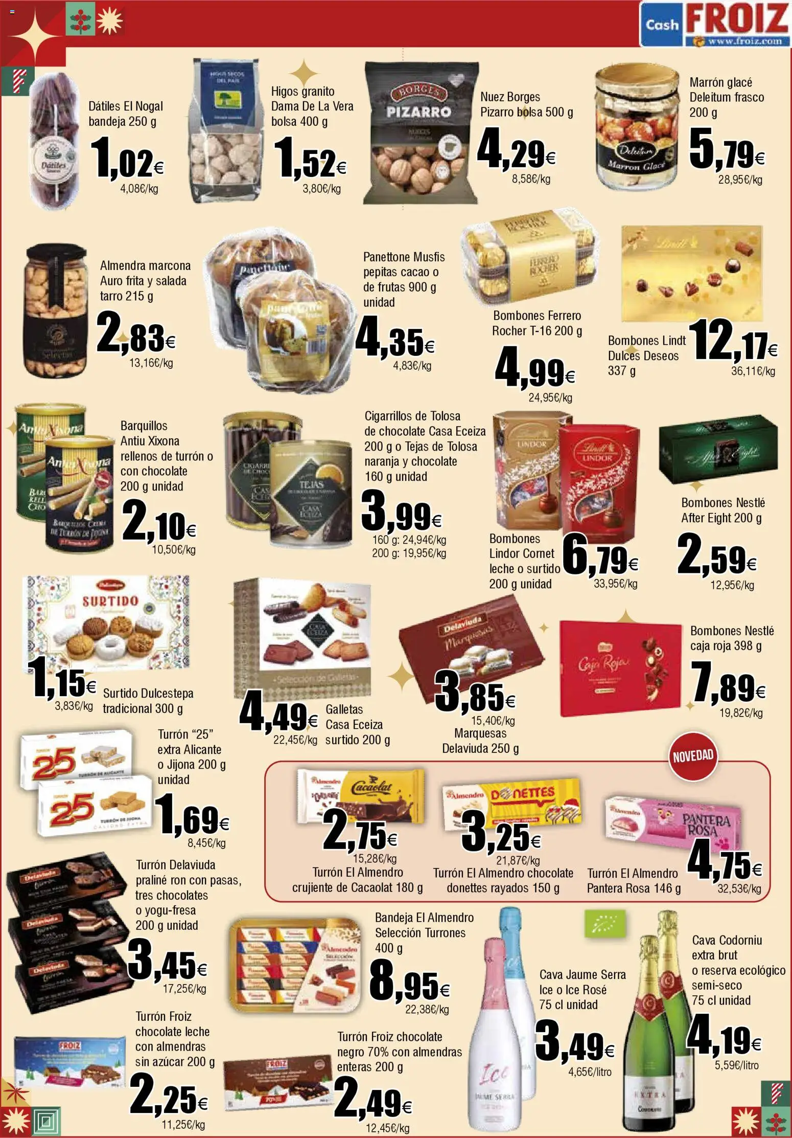 Froiz - Folleto Cash │ válido desde el 12.11.2025 | Página: 6 | Productos: Chocolate, Galletas, Bolsa, Caja
