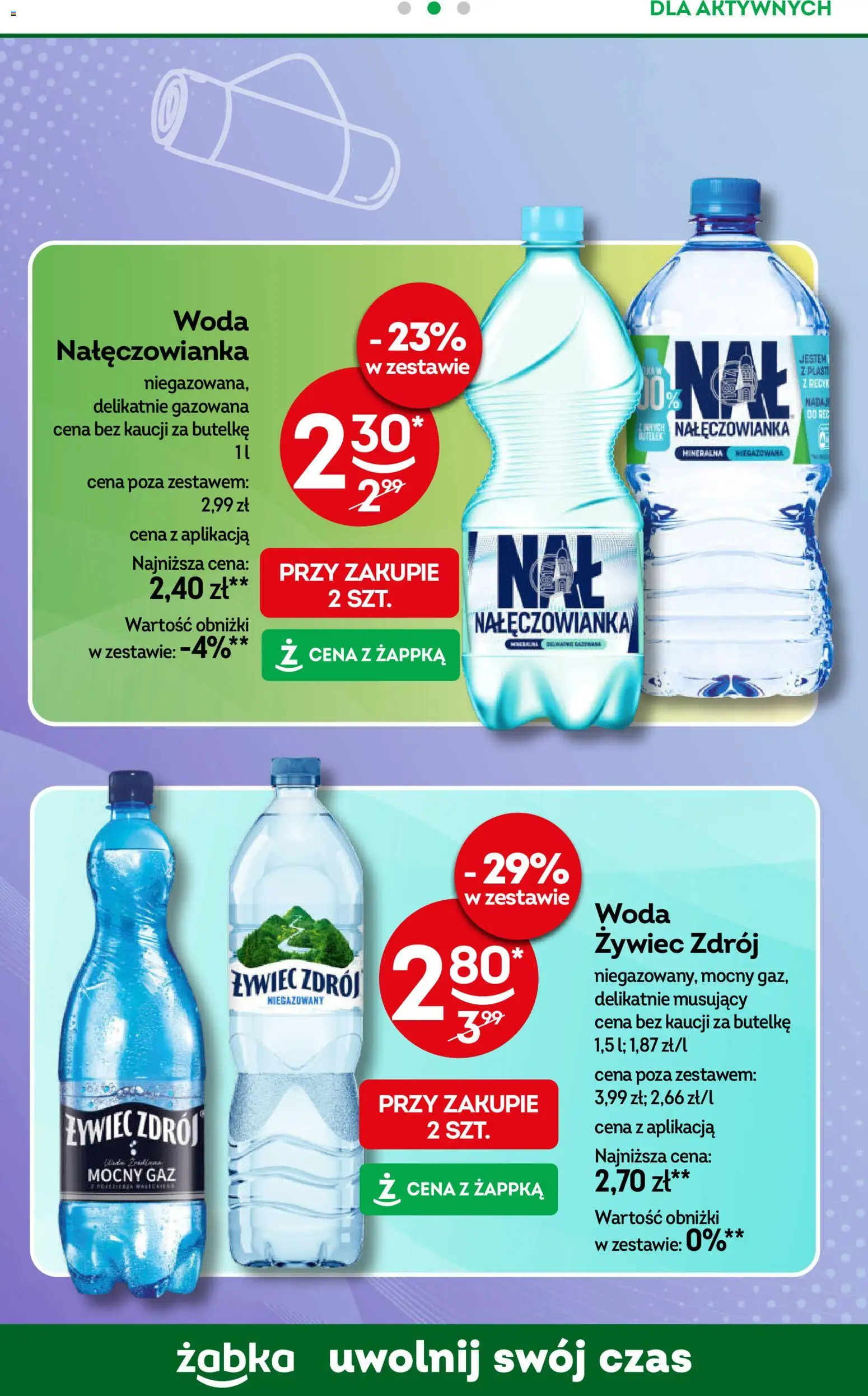 Żabka gazetka od 22.04.2026 | Strona: 86 | Produkty: Woda