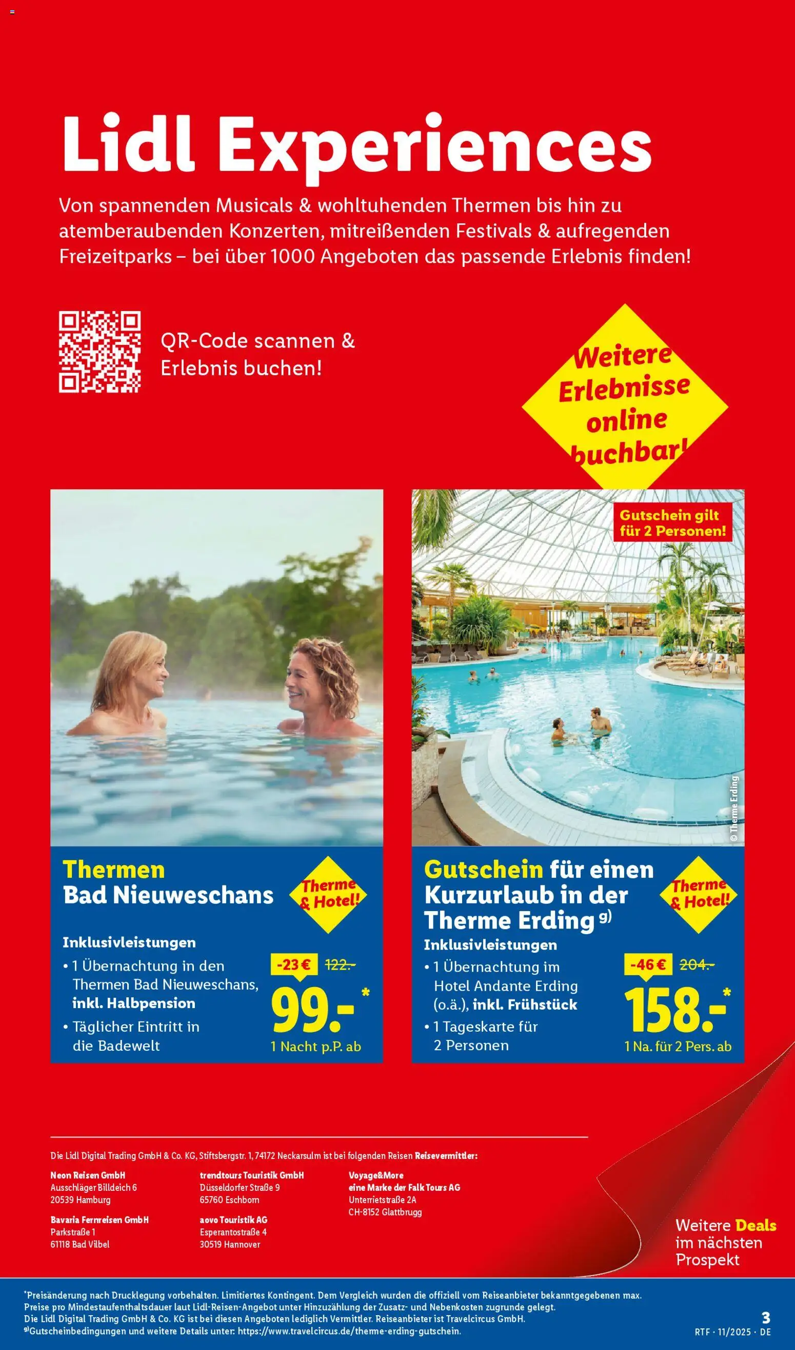 Lidl Reisen - Black Friday – gültig ab 12.11.2025 | Seite: 3 | Produkte: Bad