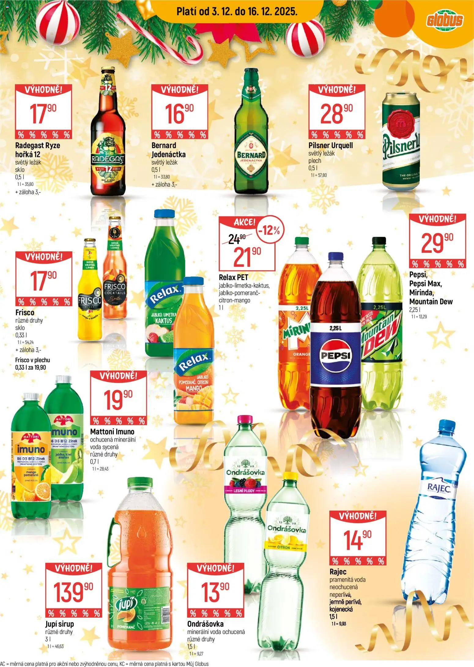 Globus leták - Havířov od 03.12.2025 | Strana: 15 | Produkty: Rýže, Pepsi, Sirup, Bernard