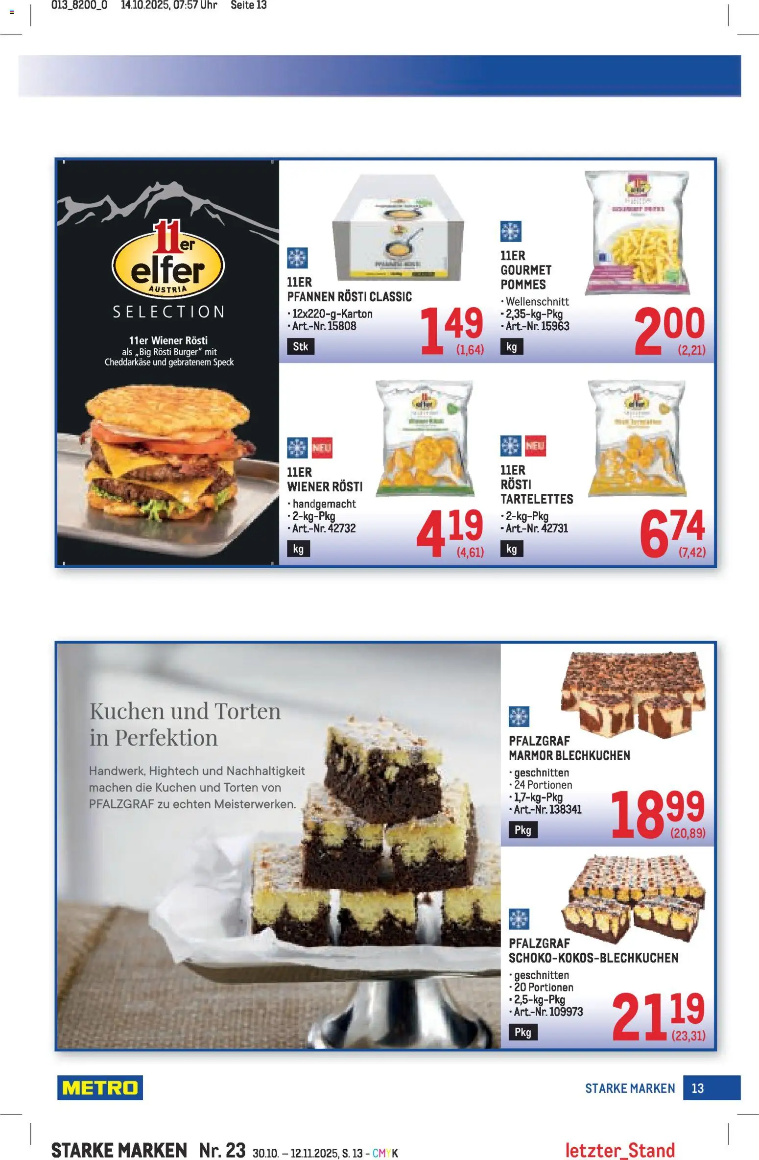 Metro Starke Marken gültig ab 30.10.2025 | Seite: 13 | Produkte: Uhr