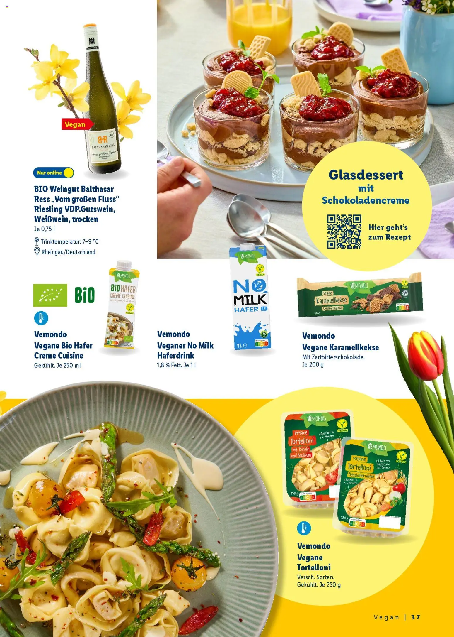 Lidl Německo leták - Ostern gemeinsam genießen od 09.03.2026 | Strana: 37 | Produkty: Vegan, Riesling