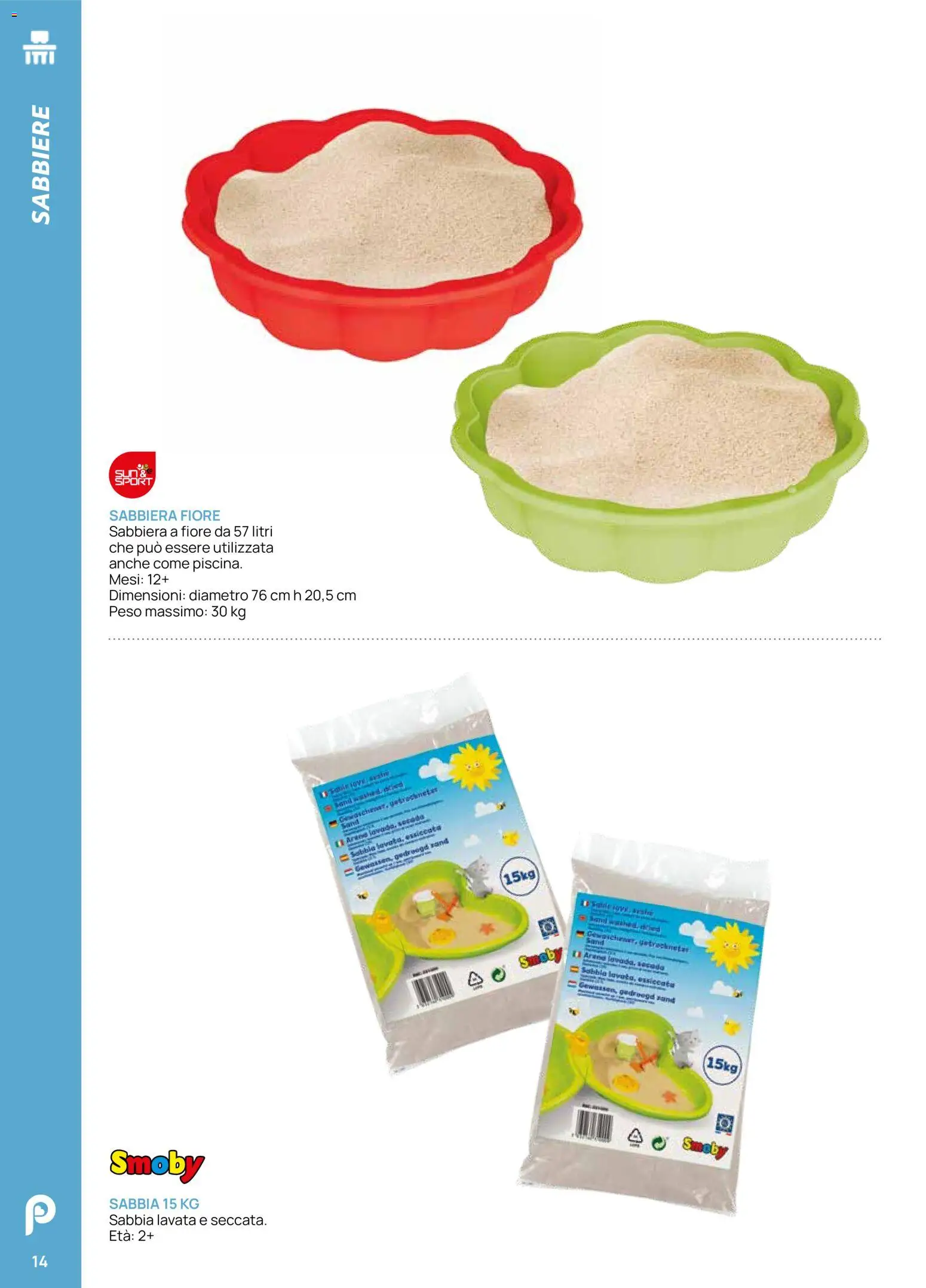 Volantino Prenatal del 28.04.2026 | Pagina: 14 | Prodotti: Sabbiera