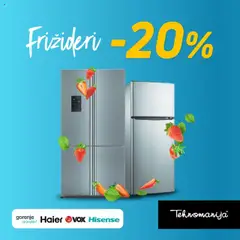 Tehnomanija frižideri popusti do -20% - pregled Tehnomanija kataloga - važi od 29.09.2025