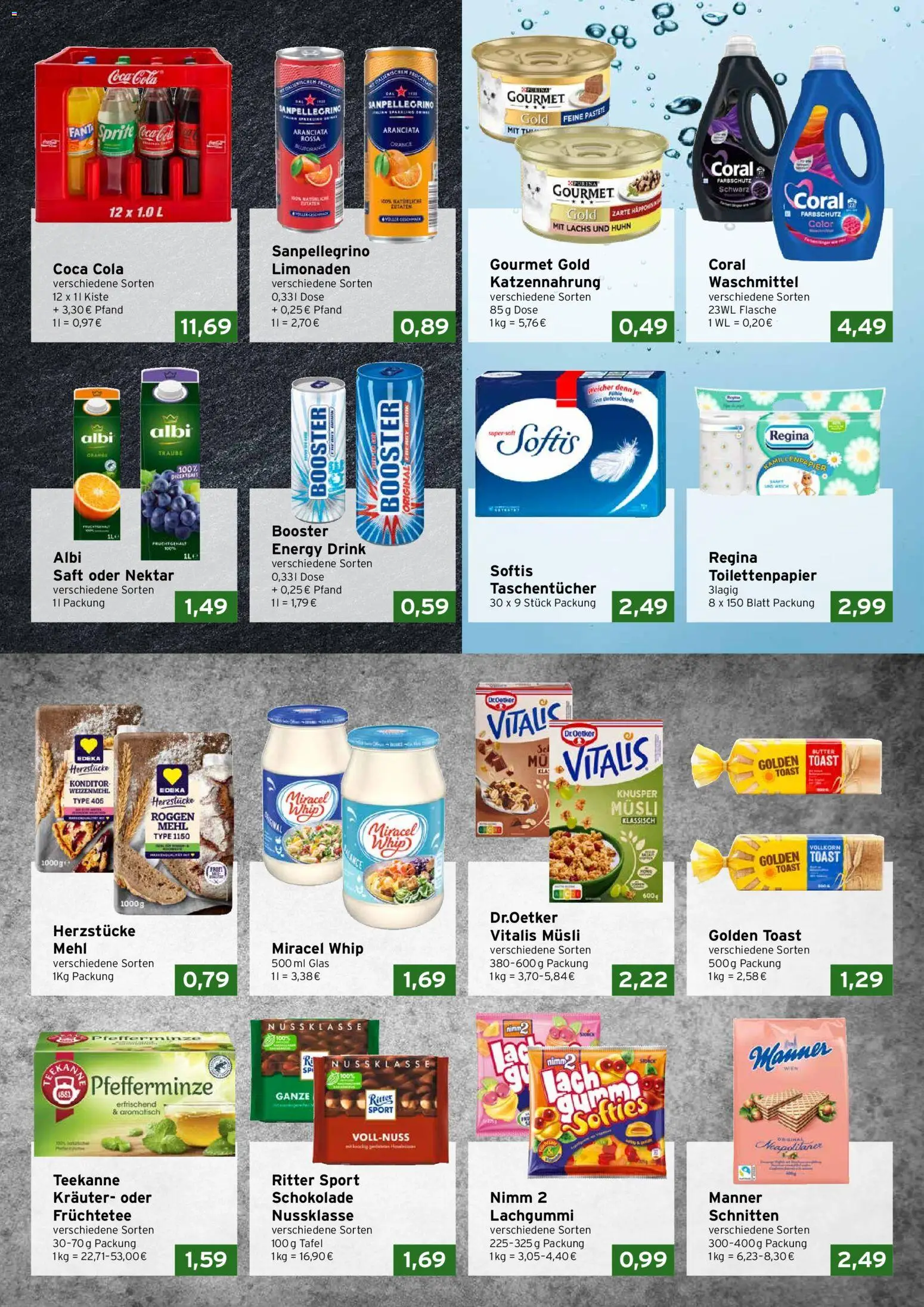 CAP Markt Prospekt – gültig ab 16.03.2026 | Seite: 3 | Produkte: Cola, Butter, Toast, Schokolade