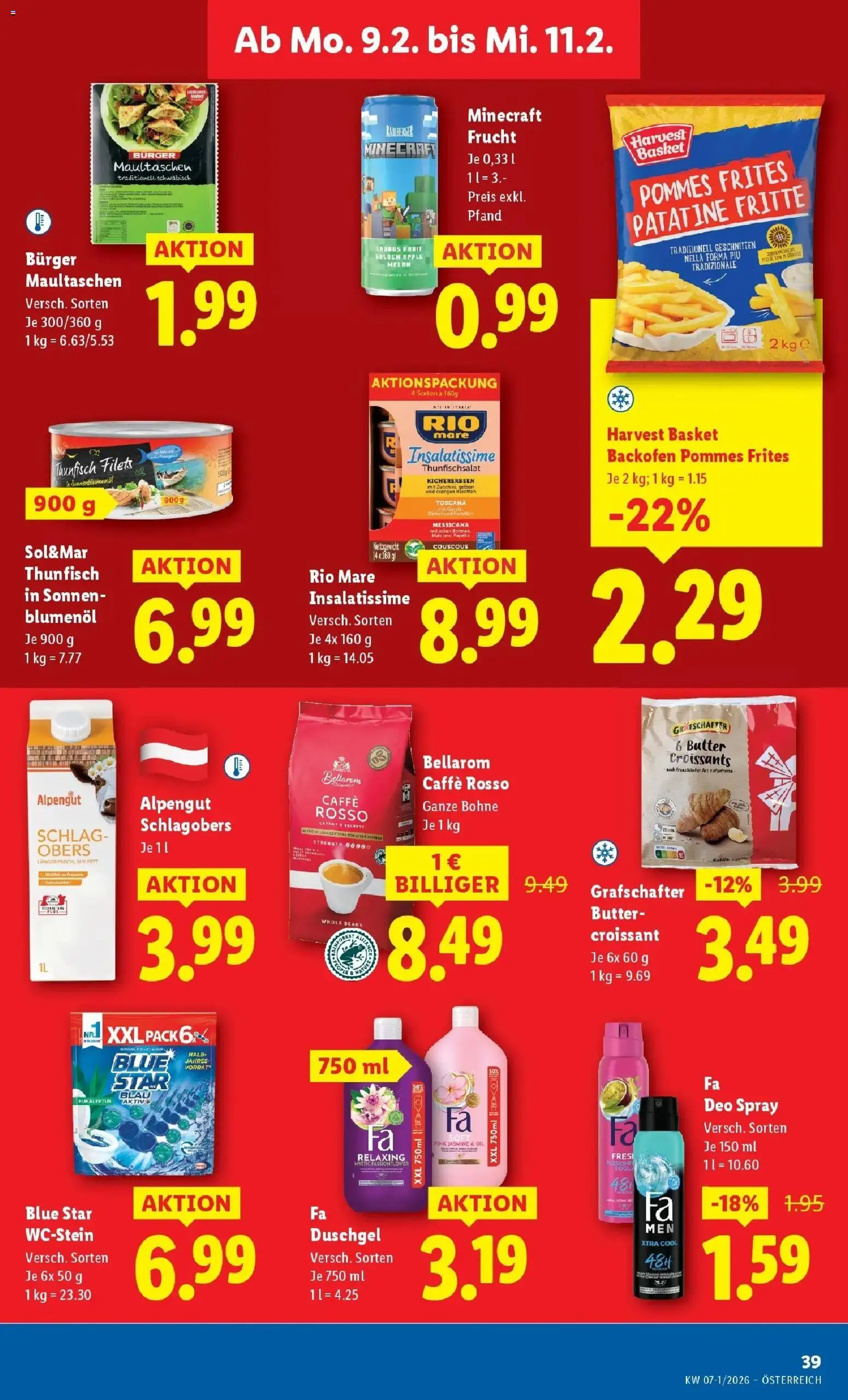 Lidl Flugblatt - Jenbach, Eferding, Dornbirn gültig ab 05.02.2026 | Seite: 45 | Produkte: Apple, Butter, Duschgel
