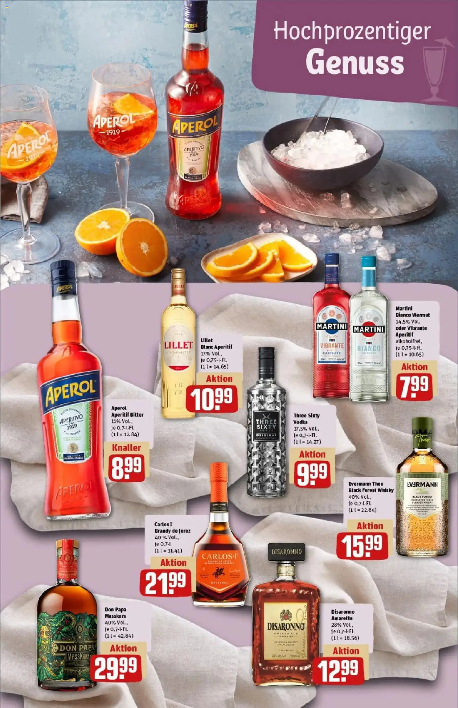 Rewe prospekt Stolberg / Breinig	 – gültig ab 01.12.2025 | Seite: 23 | Produkte: Martini, Whisky, Rum, Vodka