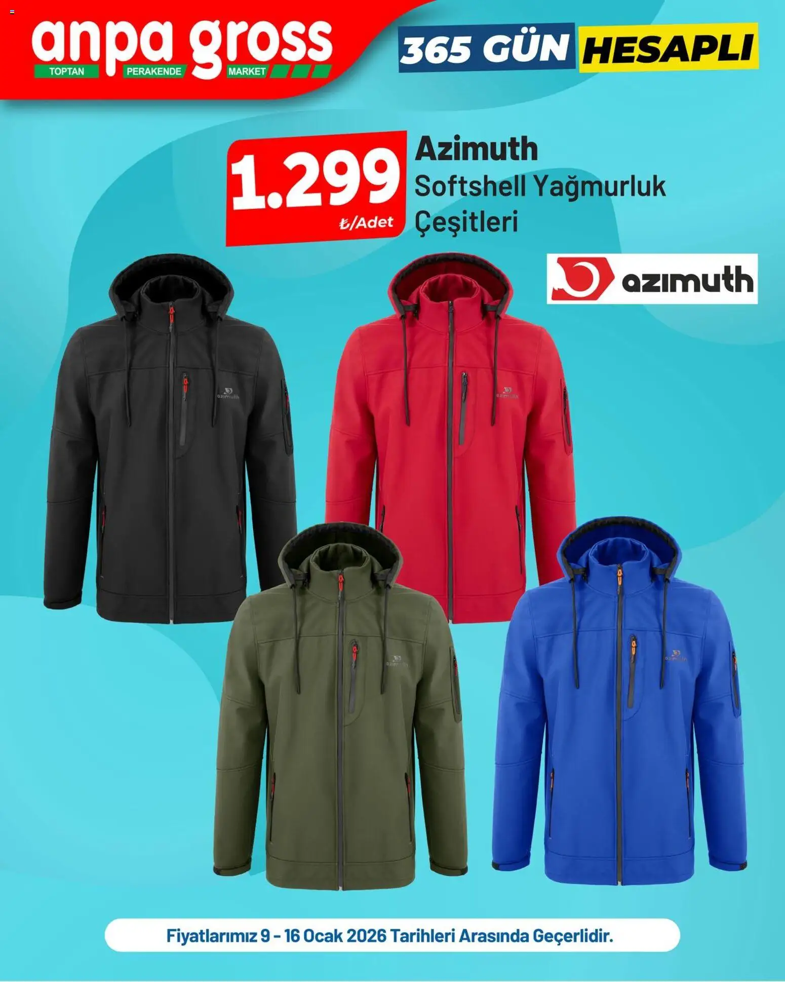 Anpa Gross İndirim Azimuth, Salomon, Lee Cooper - 09.01.2026 tarihinden itibaren geçerlidir | Sayfa: 1 | Ürünler: Ocak