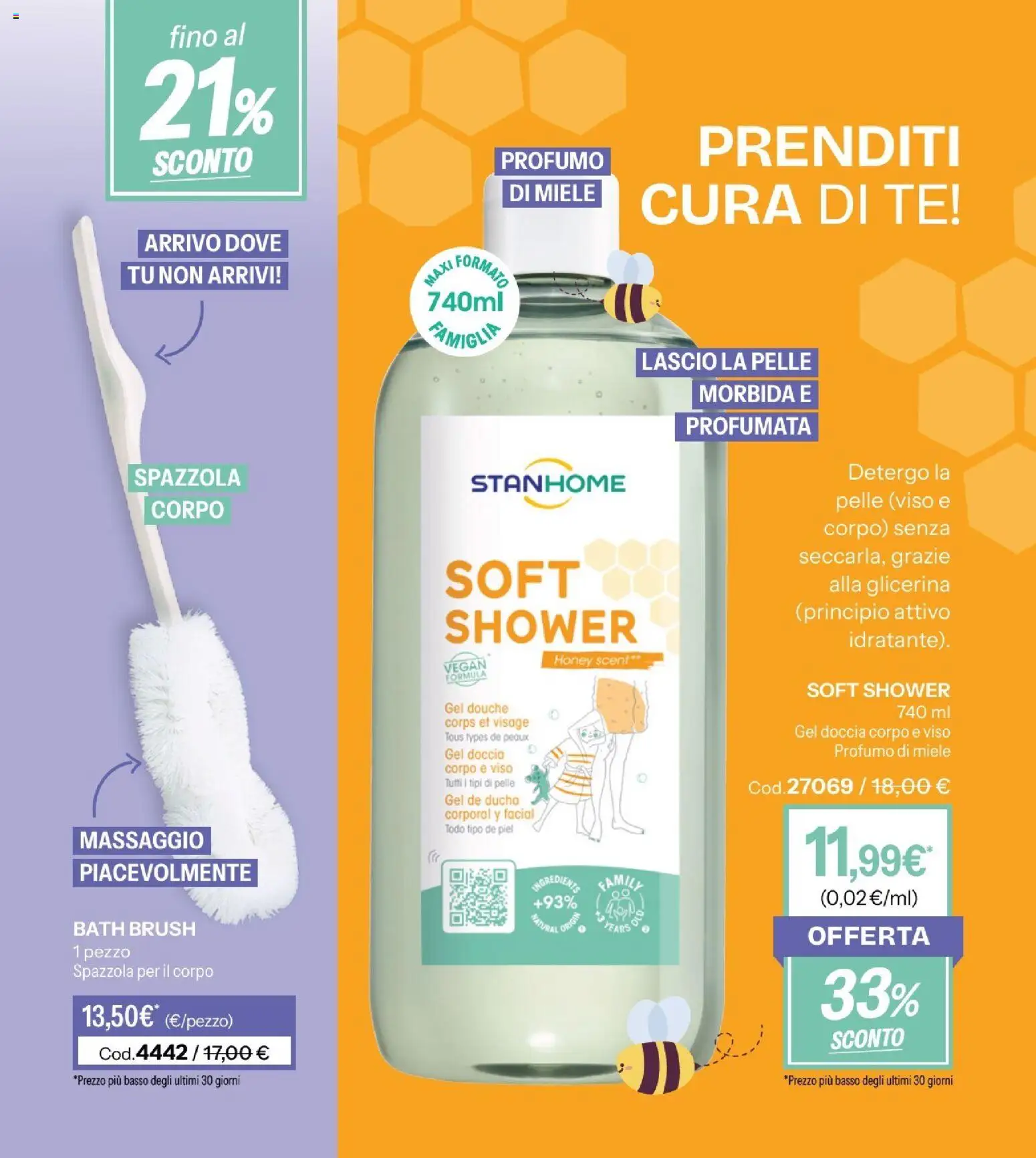 Volantino Stanhome del 08.01.2026 | Pagina: 99 | Prodotti: Spazzola, Tè, Miele, Profumo