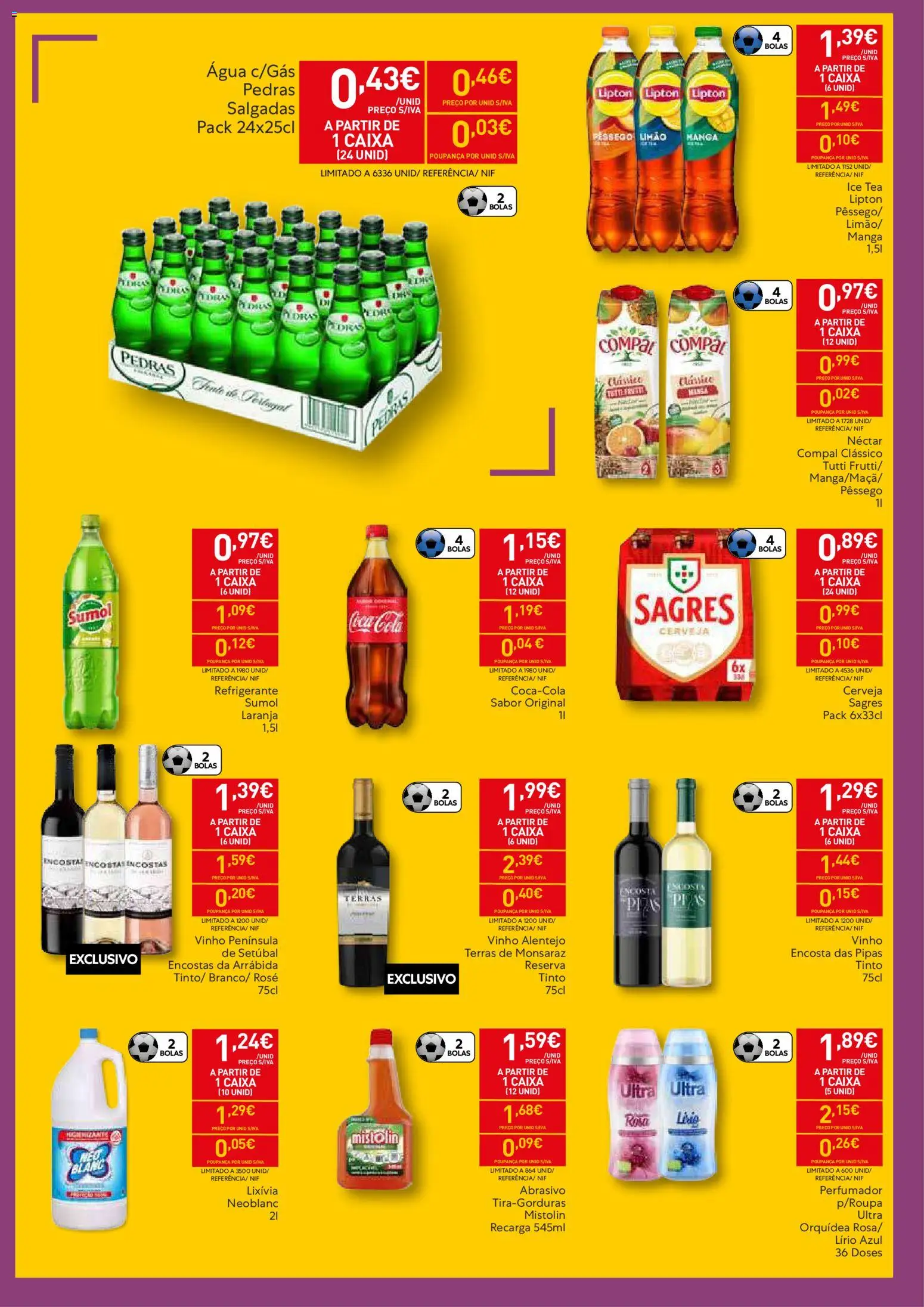 Recheio - Bons Negócios Madeira │ válido de 31.03.2026 | Página: 3 | Produtos: Refrigerante, Caixa, Vinho, Cerveja