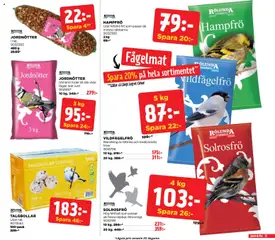 Jem & Fix - erbjudanden - Förhandsvisning av reklamblad från butik Jem & Fix aktuell från 08.02.2026 | Sida: 15 | Produkter: Fågelmat, Jordnötter, Galler, Frö