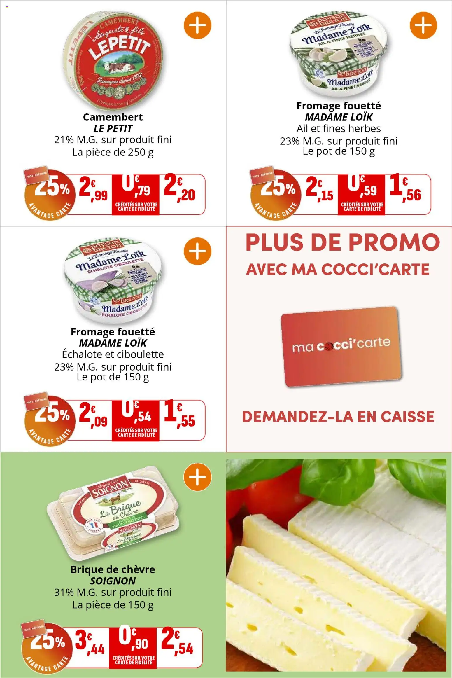 {H1} | Page: 11 | Produits: Échalote, Ail, Fromage, Camembert