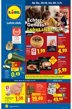Lidl Aktionen ab 30.10.2025 gültig