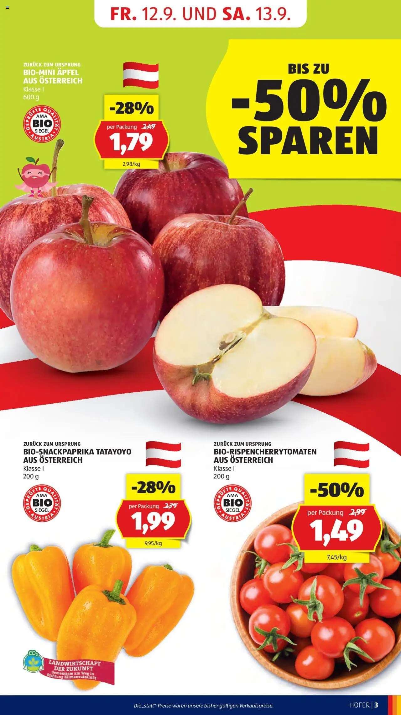 Hofer Flugblatt gültig ab 12.09.2025 | Seite: 5 | Produkte: Äpfel