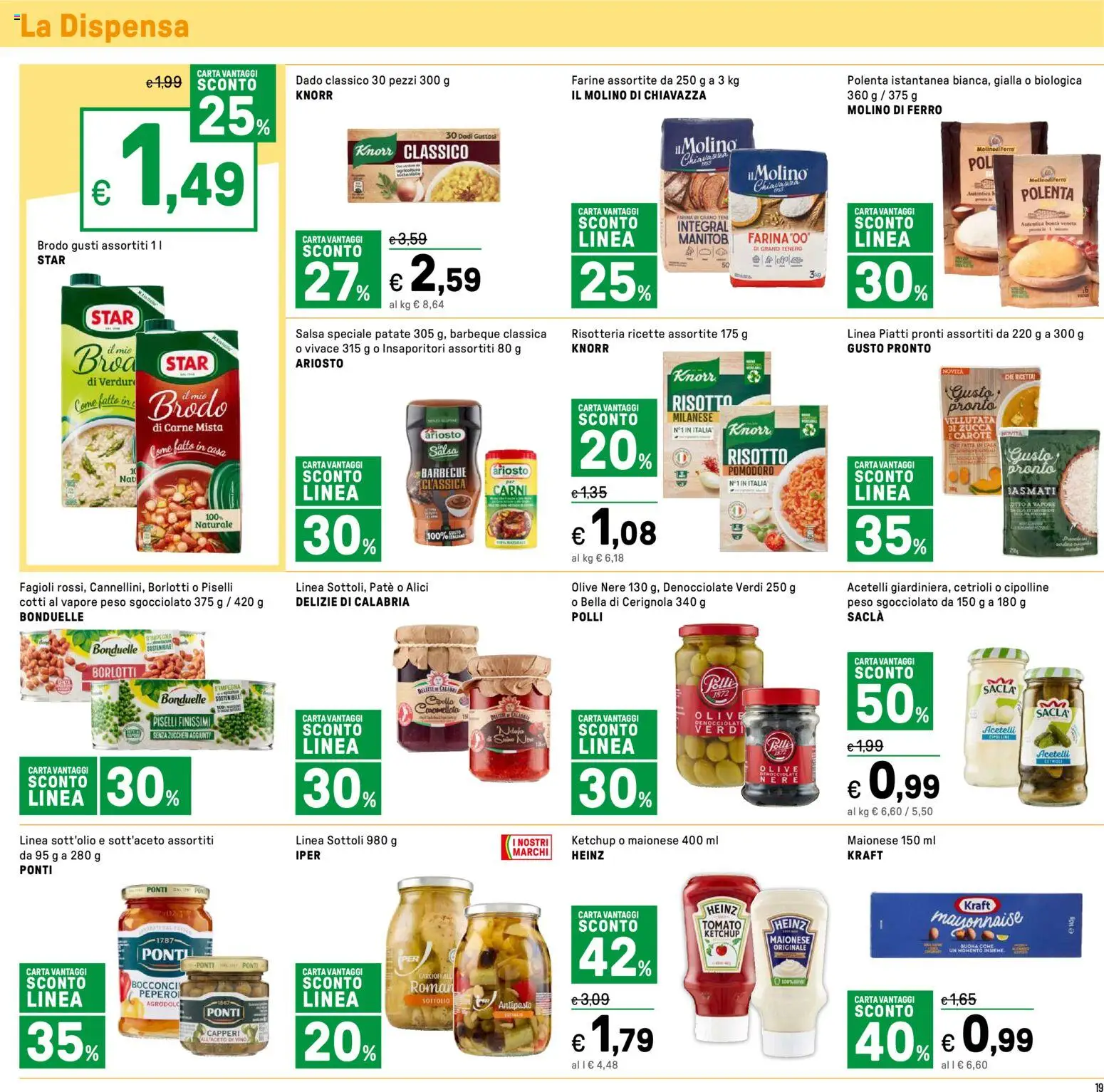 Volantino Iper del 16.01.2026 | Pagina: 19 | Prodotti: Paté, Maionese, Barbecue, Carote