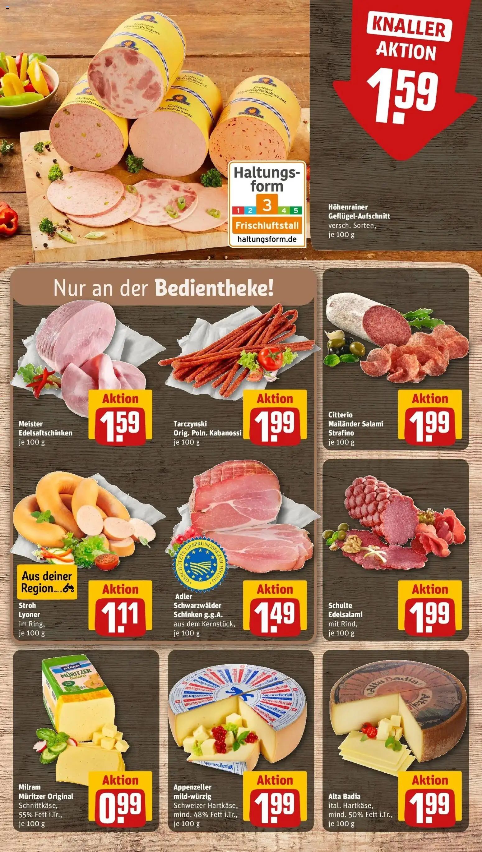 Rewe Prospekt Püttlingen	 – gültig ab 12.04.2026 | Seite: 7 | Produkte: Milram, Salami, Schinken