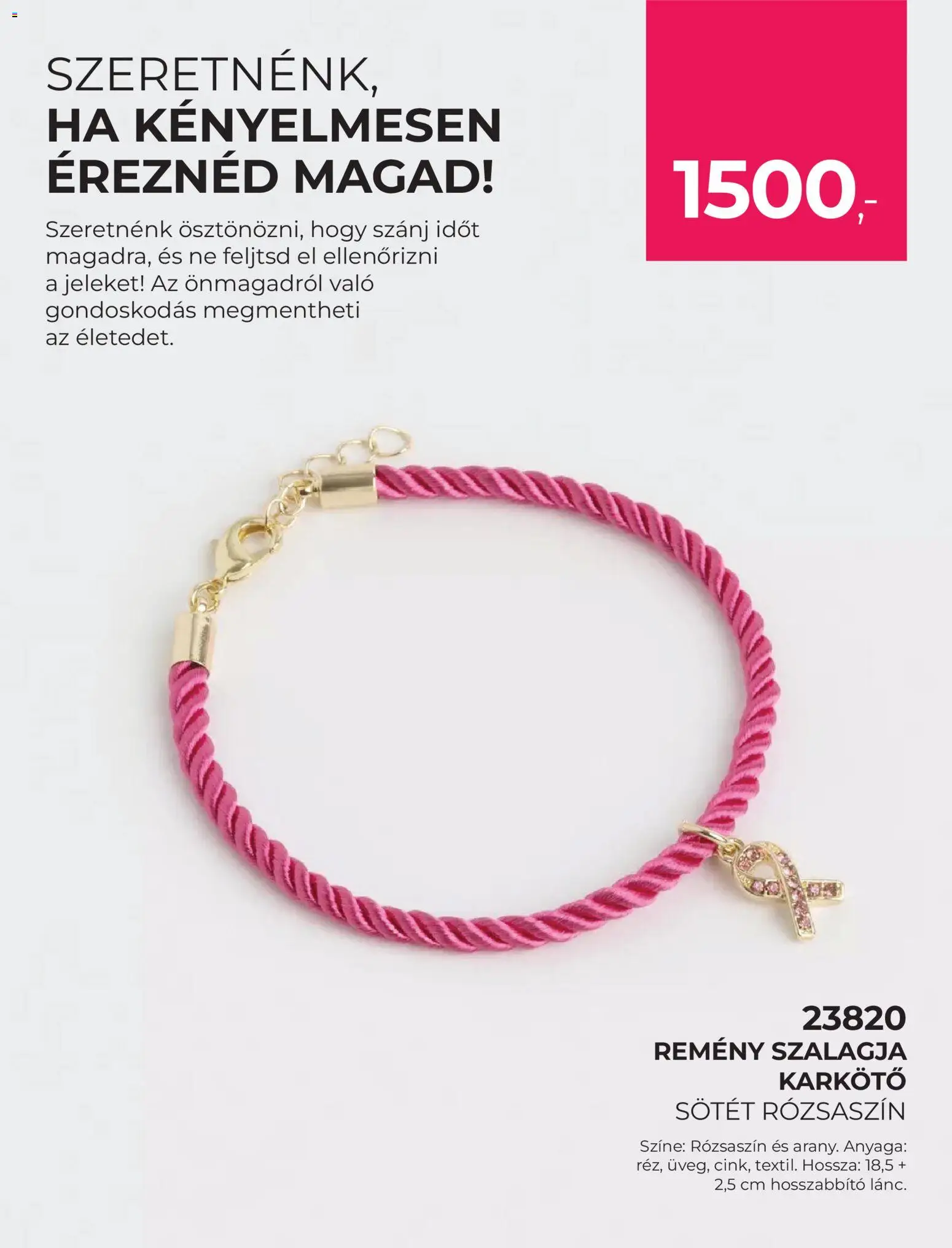 Avon akciós ujság - amely érvényes a következő dátumtól: 01.01.2026 | Oldal: 8 | Termékek: Hosszabbító, Karkötő