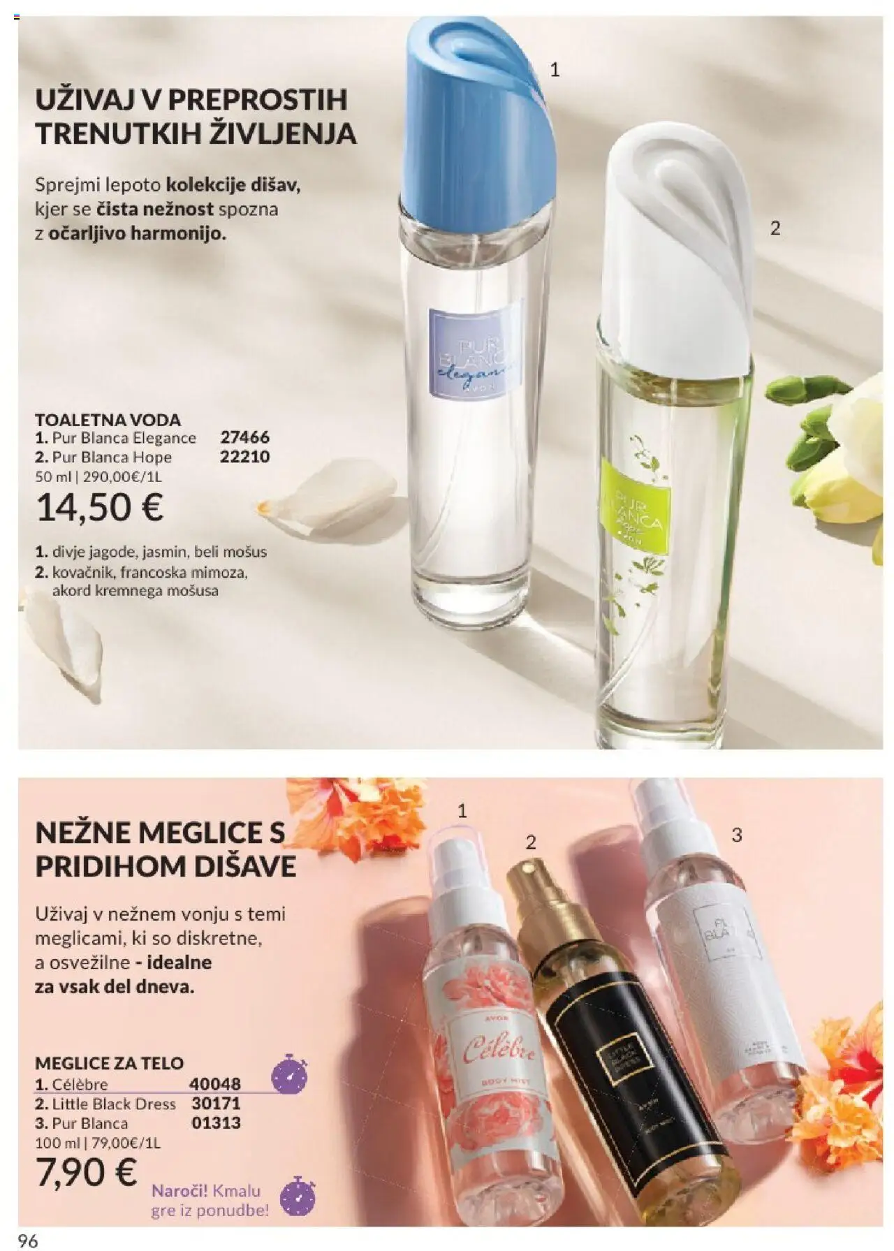 Avon katalog │ velja od 01.07.2025 | Stran: 96 | Izdelki: Voda, Toaletna voda