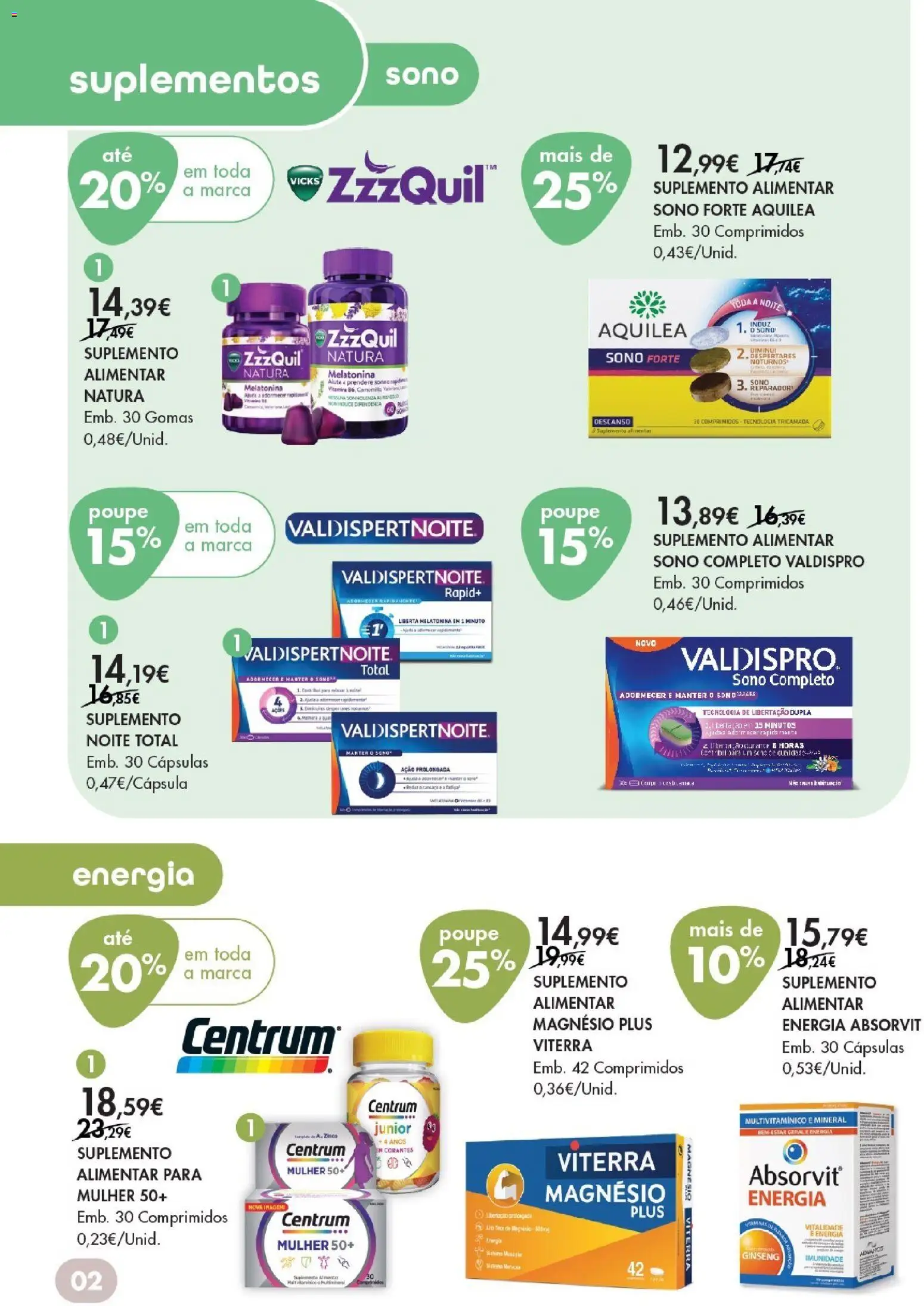 Pingo Doce Bem Estar Primavera Açores │ válido de 09.04.2026 | Página: 2 | Produtos: Melatonina, Gomas