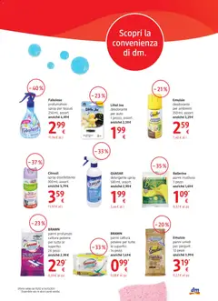 Anteprima del volantino Volantino dm drogerie markt	 valido a partire dal 05.02.2026 | Pagina: 15 | Prodotti: Spray disinfettante, Deodorante, Detergente, The