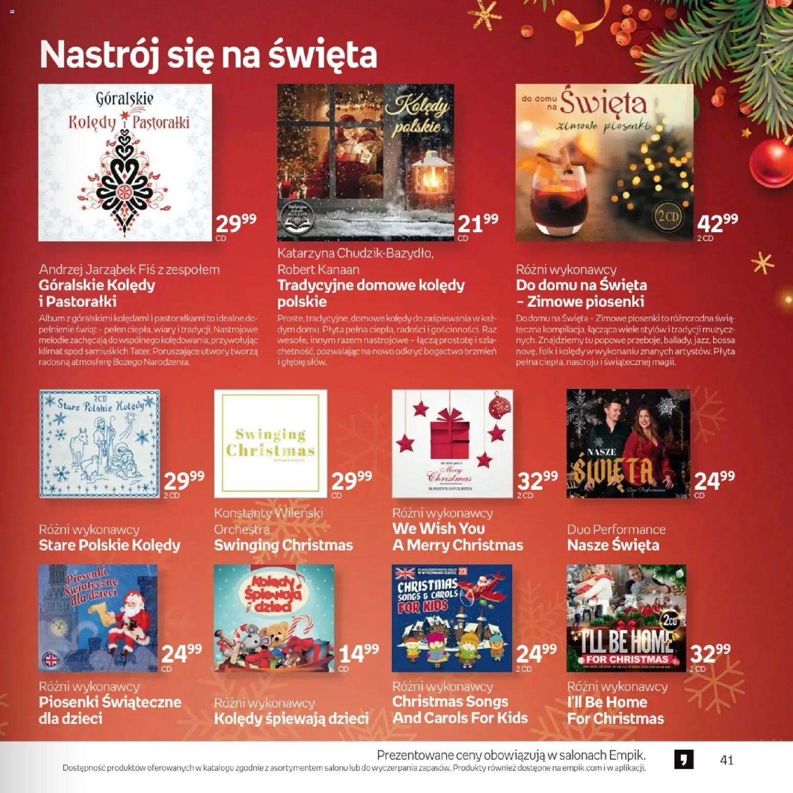 Empik promocje - Xmas Muzyka od 26.11.2025 | Strona: 41
