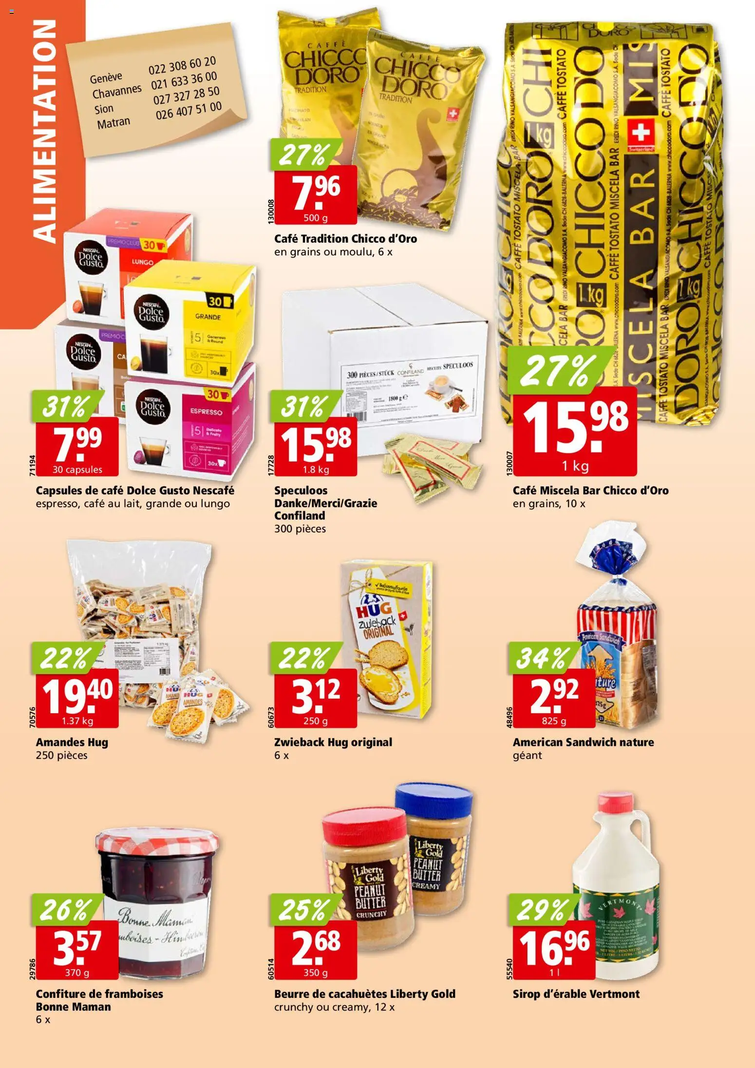 Aligro Aktionen Chavannes, Matran, Genève, Sion – gültig ab 05.01.2026 | Seite: 18 | Produkte: Butter