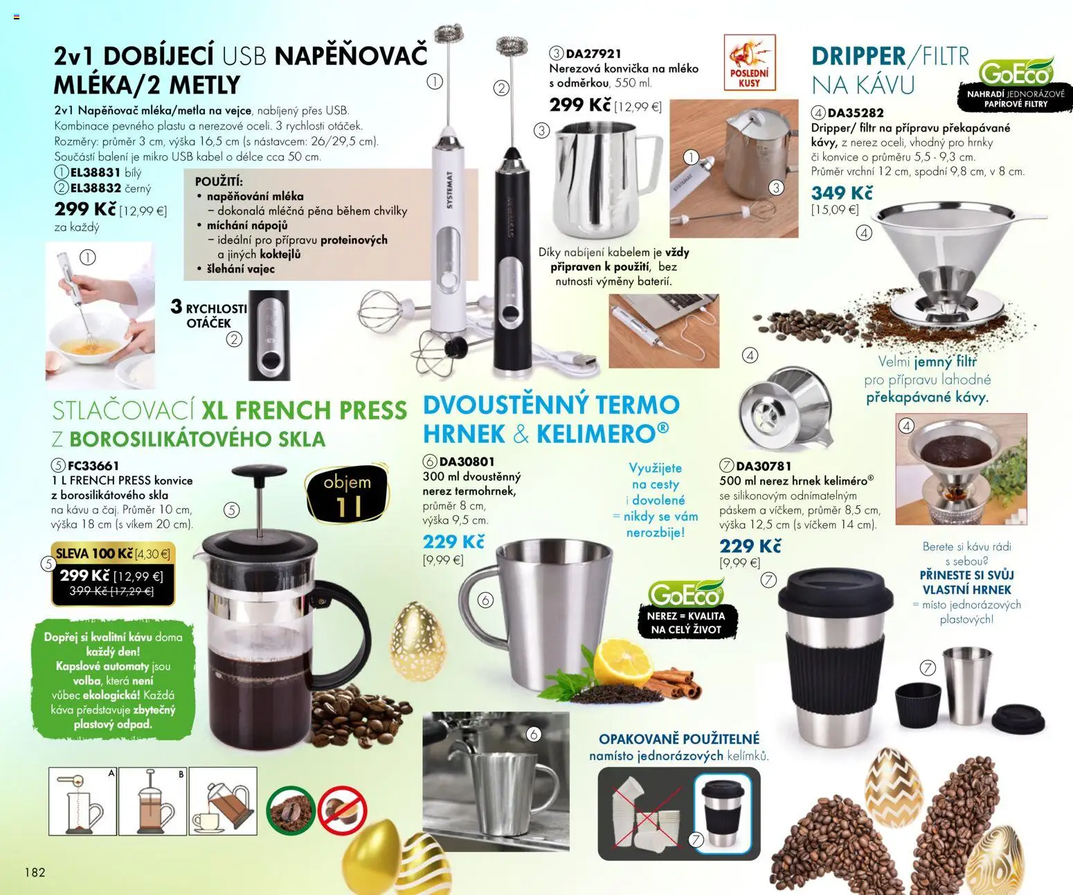 Nové Dedra akcie – leták je platný od 01.02.2026 | Strana: 82 | Produkty: Napeňovač, Káva, USB