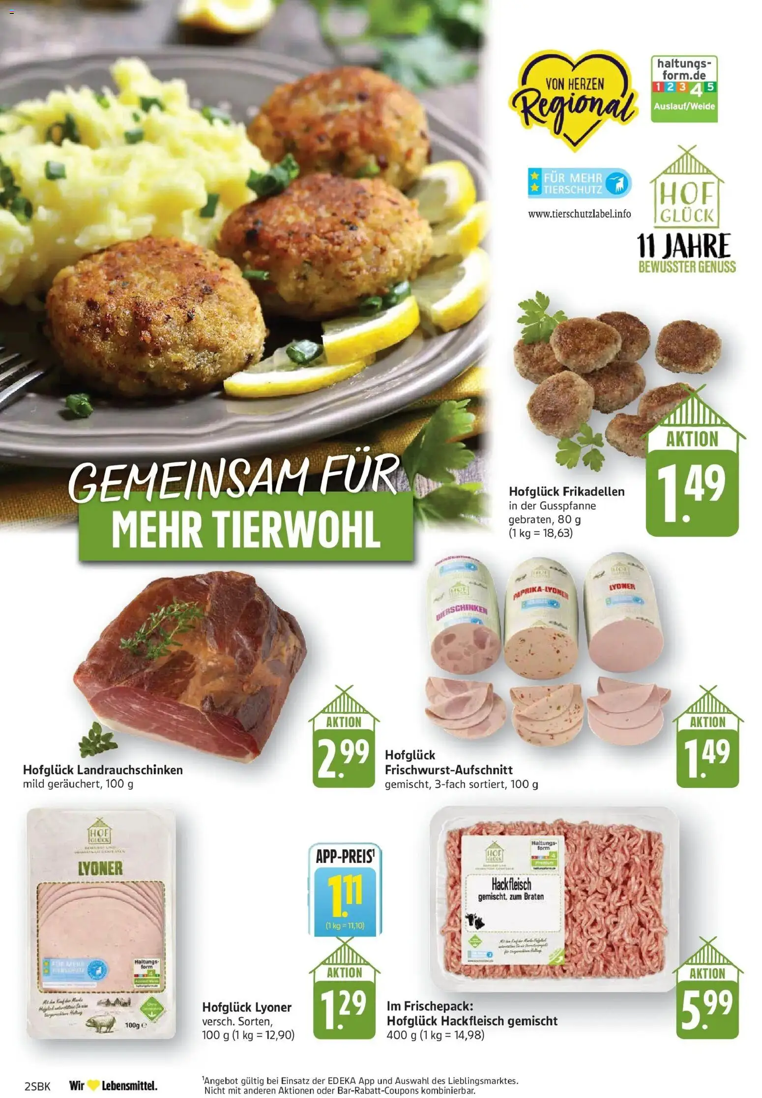 Edeka prospekt Walldorf	 – gültig ab 02.03.2026 | Seite: 2 | Produkte: Hackfleisch