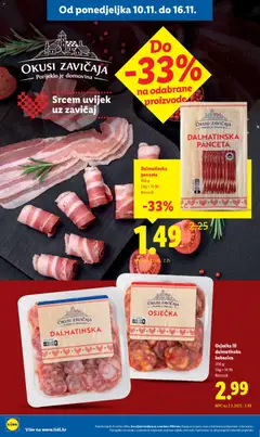 Dalmatinska panceta, 100 g, Narezak - Pregled kataloga iz trgovine Lidl, vrijedi od 10.11.2025 | Stranica: 8 | Proizvodi: Narezak, Kobasica, Panceta