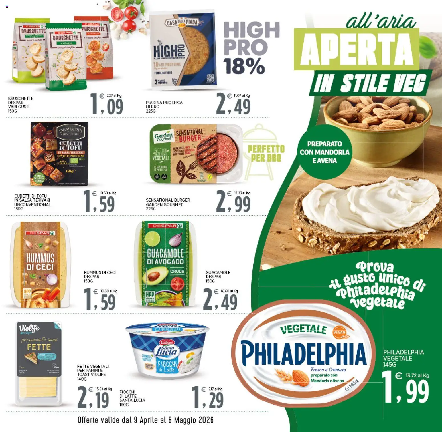Volantino Interspar del 28.04.2026 | Pagina: 19 | Prodotti: Avocado, Salsa, Latte, Piadina