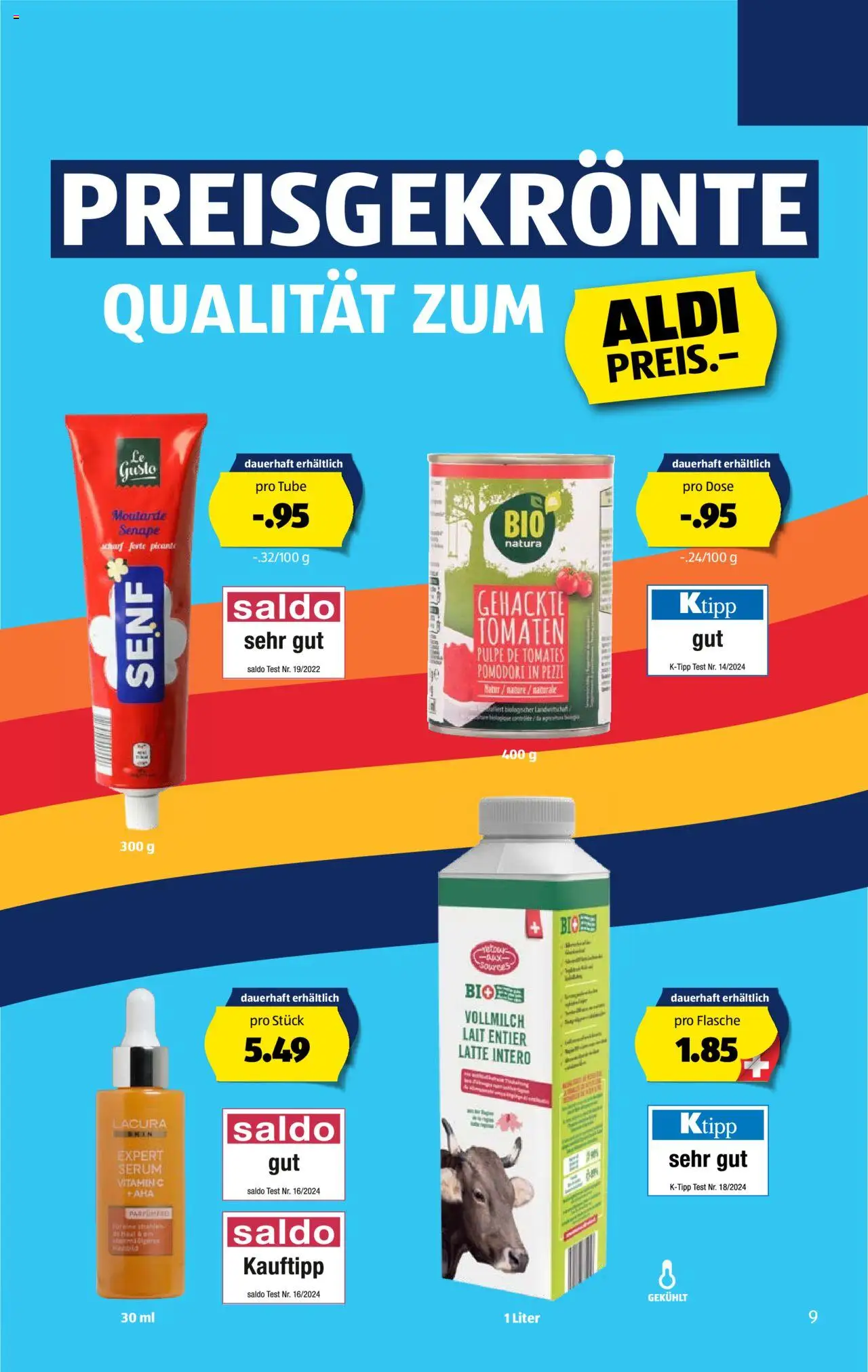 Aldi Aktionen ab 28.08.2025 | Seite: 9 | Produkte: Serum, Tomaten