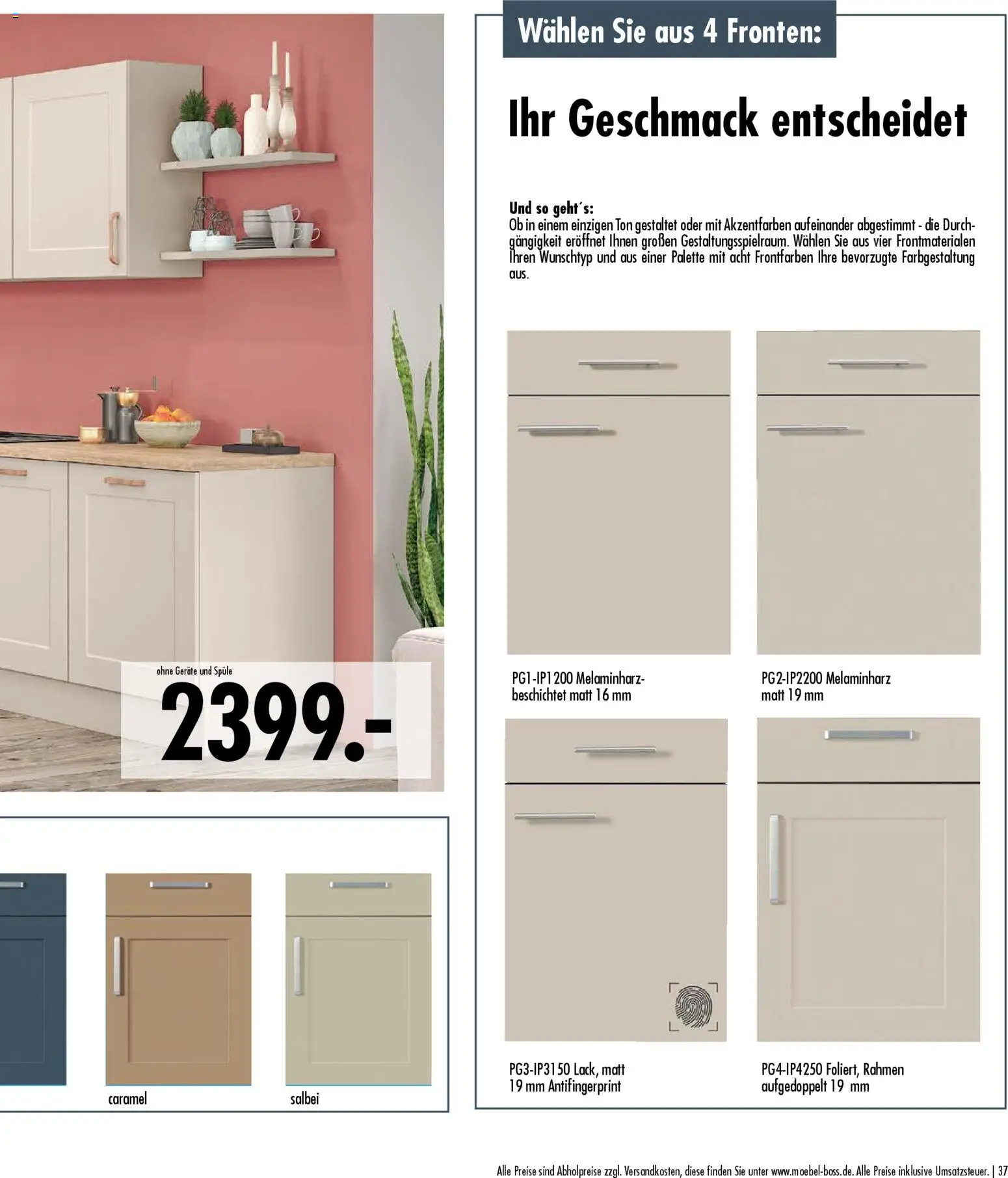 SB Möbel Boss Küchenkatalog 2026 – gültig ab 09.04.2026 | Seite: 37