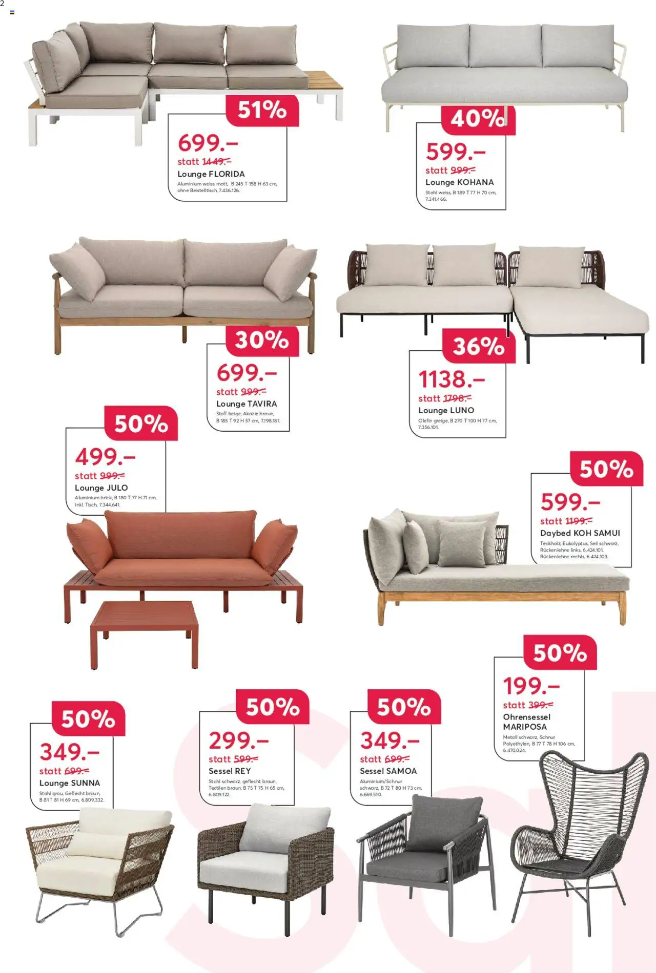 Livique Sale ab 20.06.2025 | Seite: 2 | Produkte: Sessel