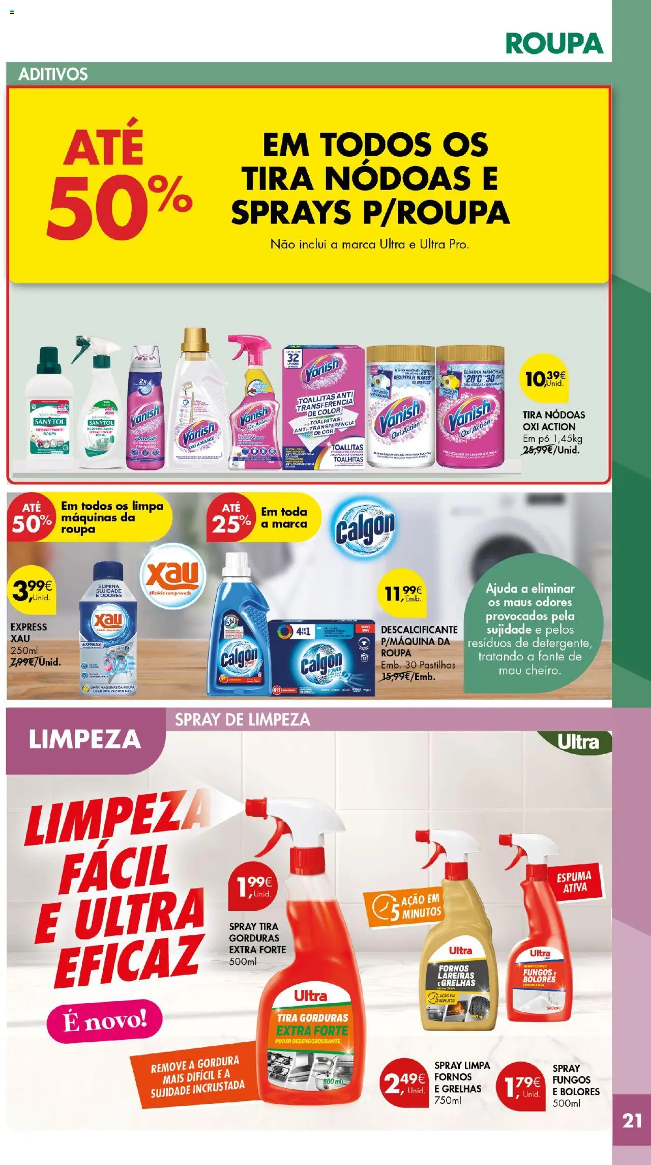 Pingo Doce - Cuidados Pessoais e para o Lar │ válido de 23.09.2025 | Página: 21 | Produtos: Pó