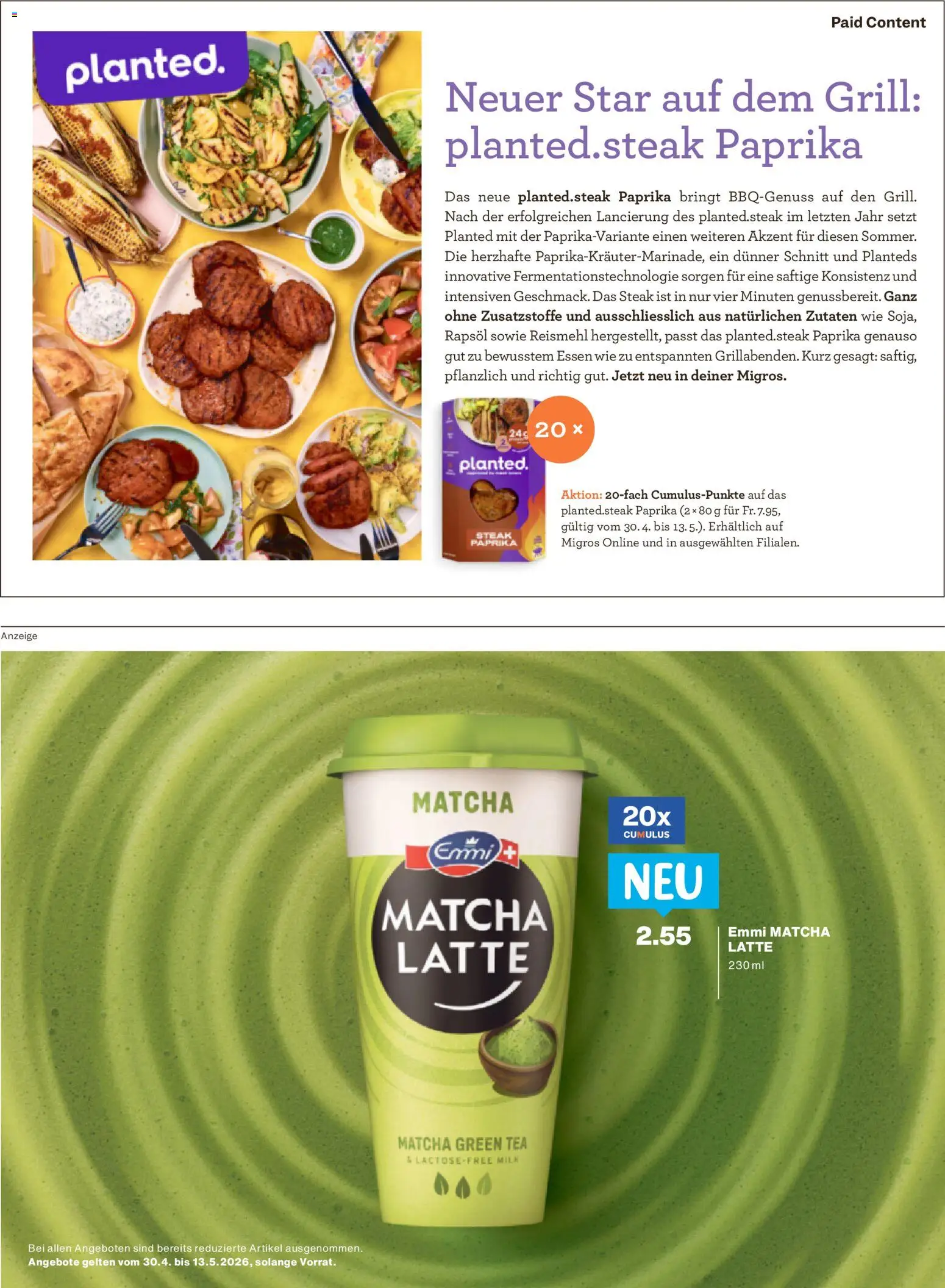 Migros aktionen Magazin – gültig ab 29.04.2026 | Seite: 42 | Produkte: Rapsöl, Grill