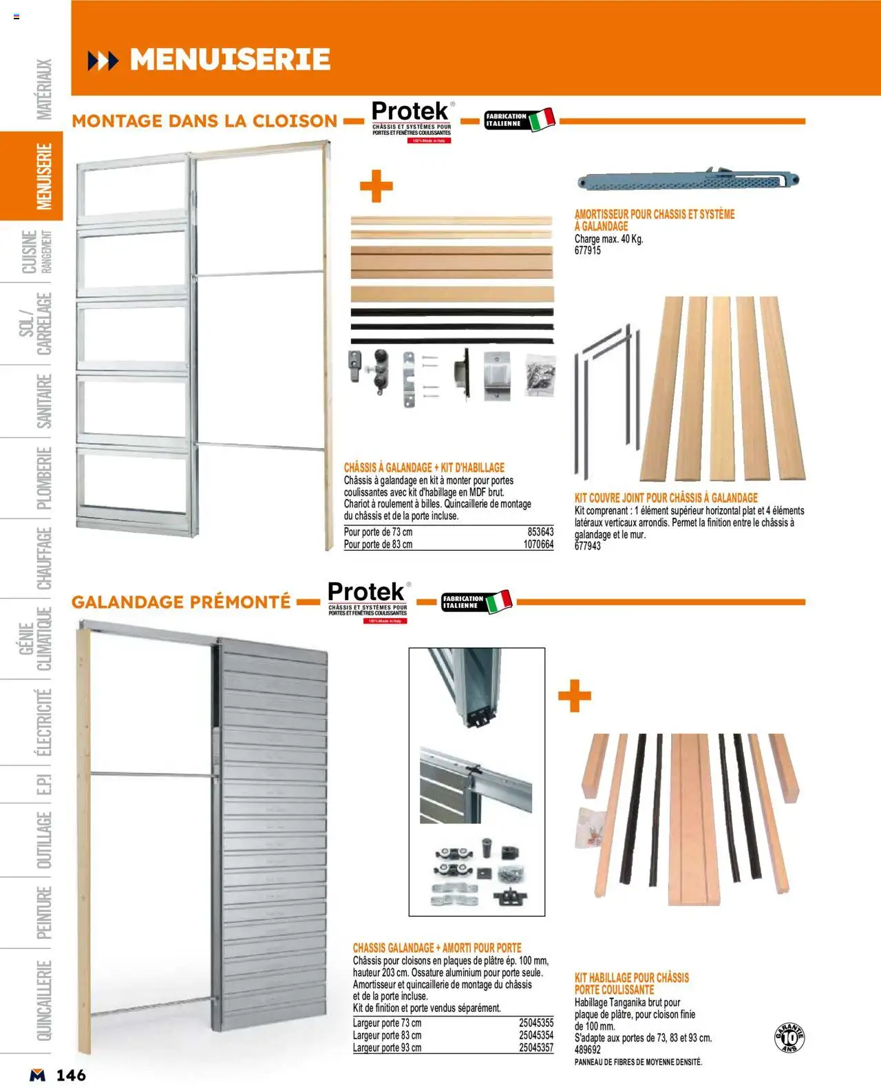  | Page: 146 | Produits: Plâtre, Porte, Portes
